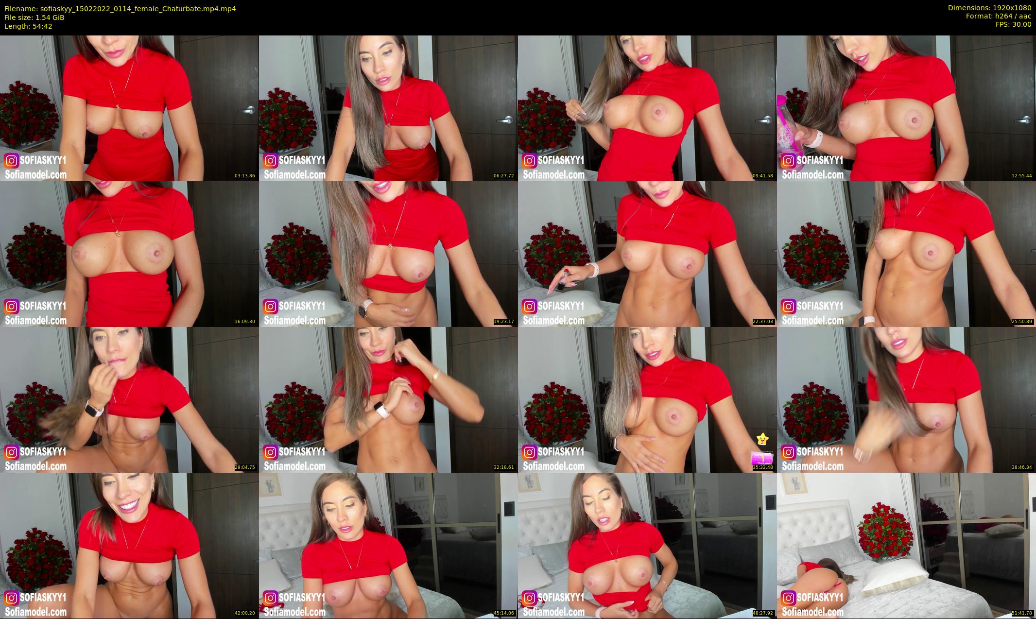 sofiaskyy — 55 minute Chaturbate female cam show recording, 1080p, Feb 15, 2022