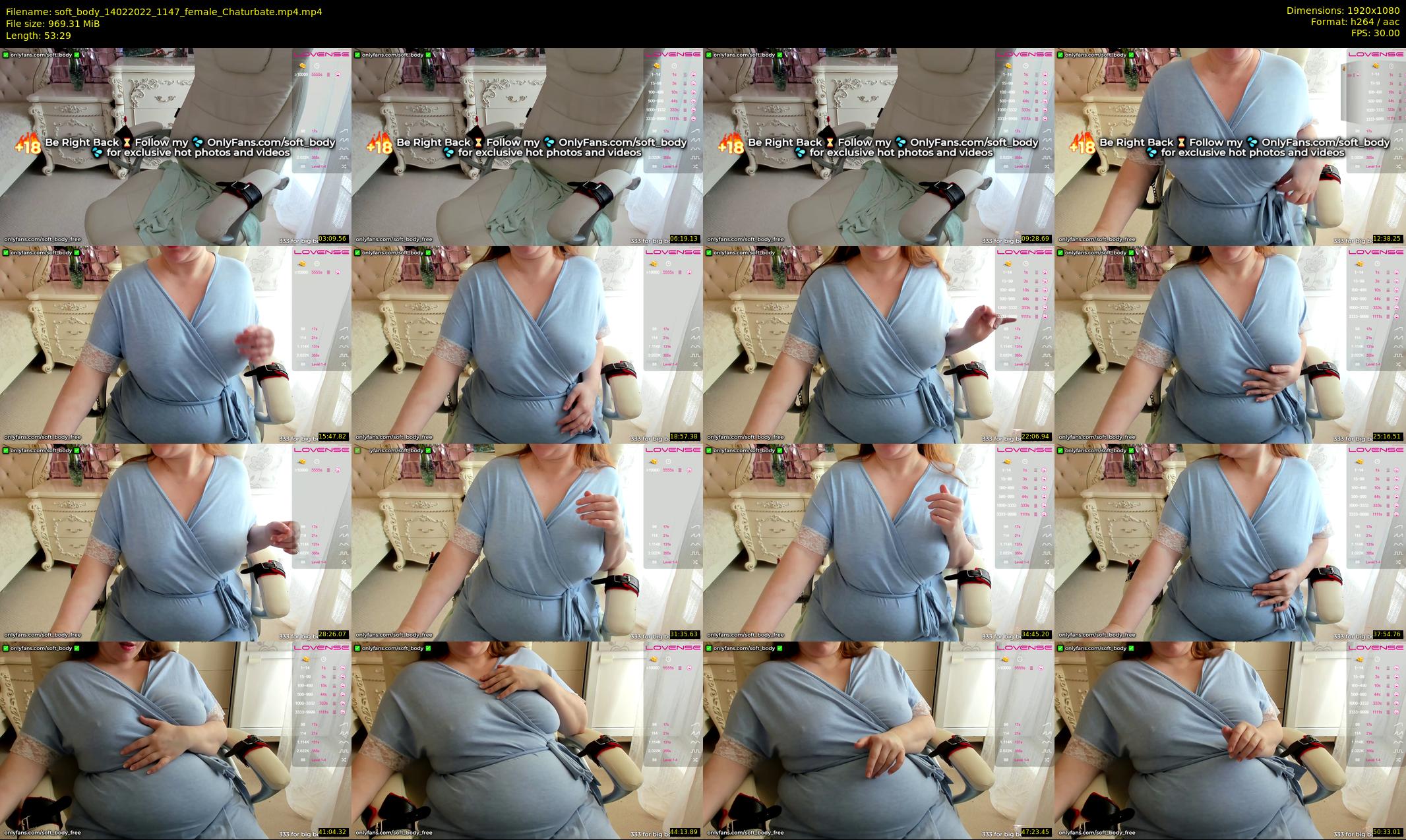 soft_body — 54 minute Chaturbate female cam show recording, 1080p, Feb 14, 2022