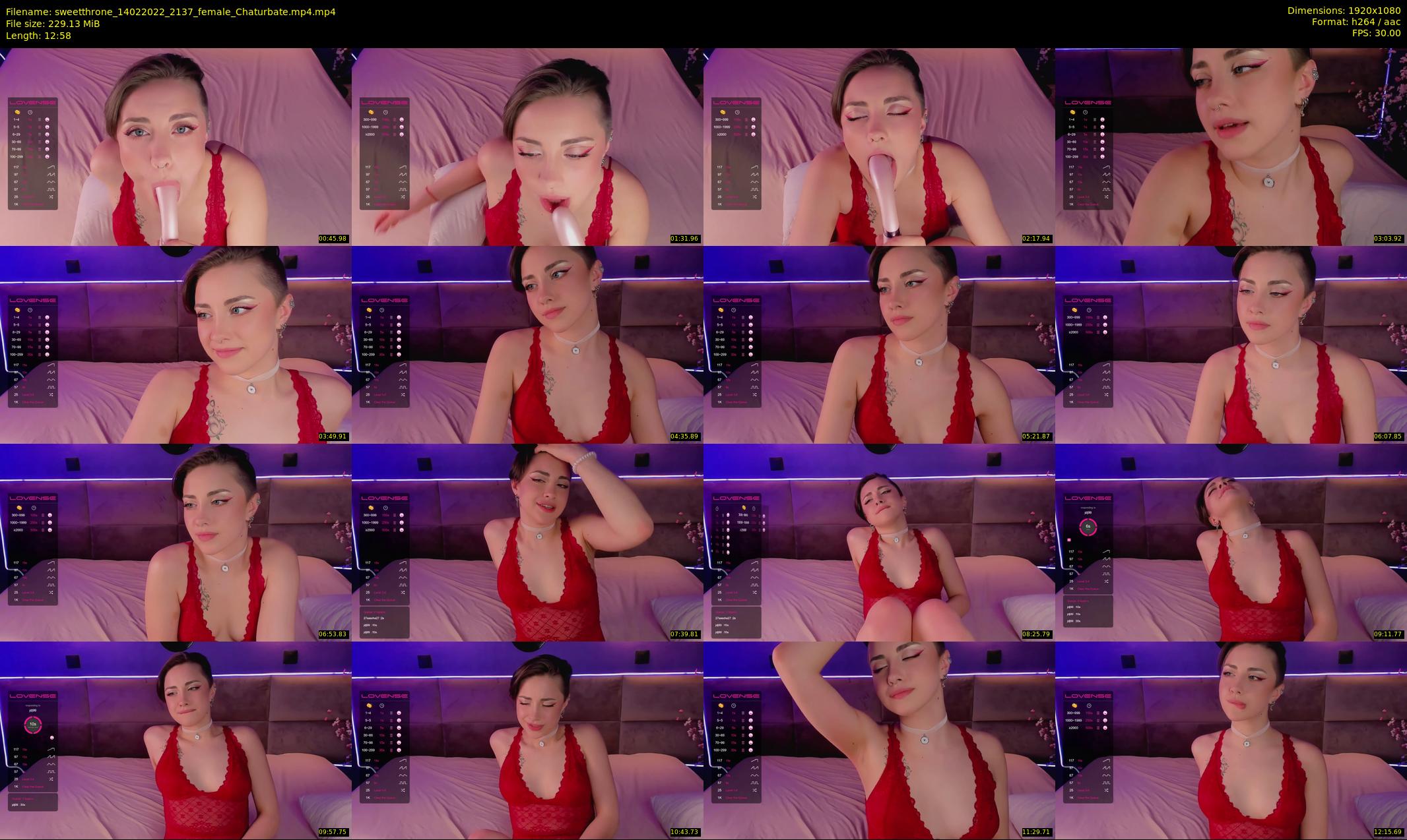 sweetthrone — 13 minute Chaturbate couple cam show recording, 1080p, Feb 14, 2022