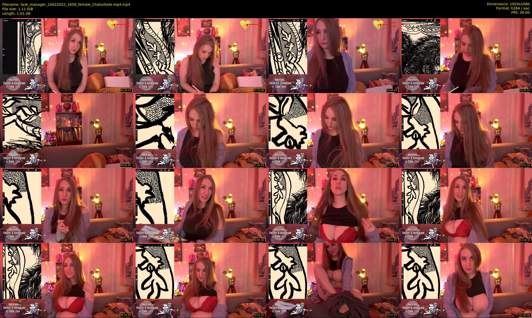 task_manager — 62 minute Chaturbate couple cam show recording, 1080p, Feb 14, 2022