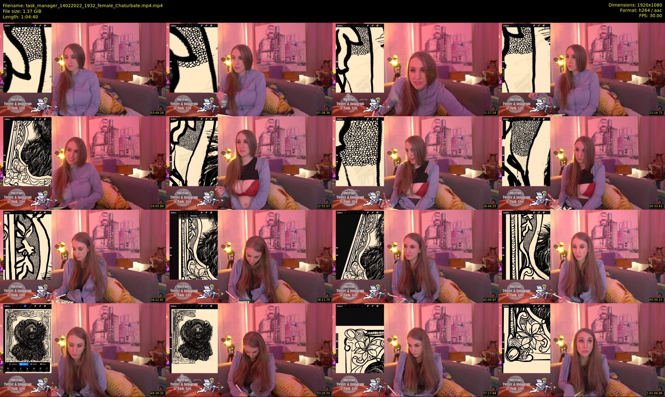task_manager — 65 minute Chaturbate couple cam show recording, 1080p, Feb 14, 2022
