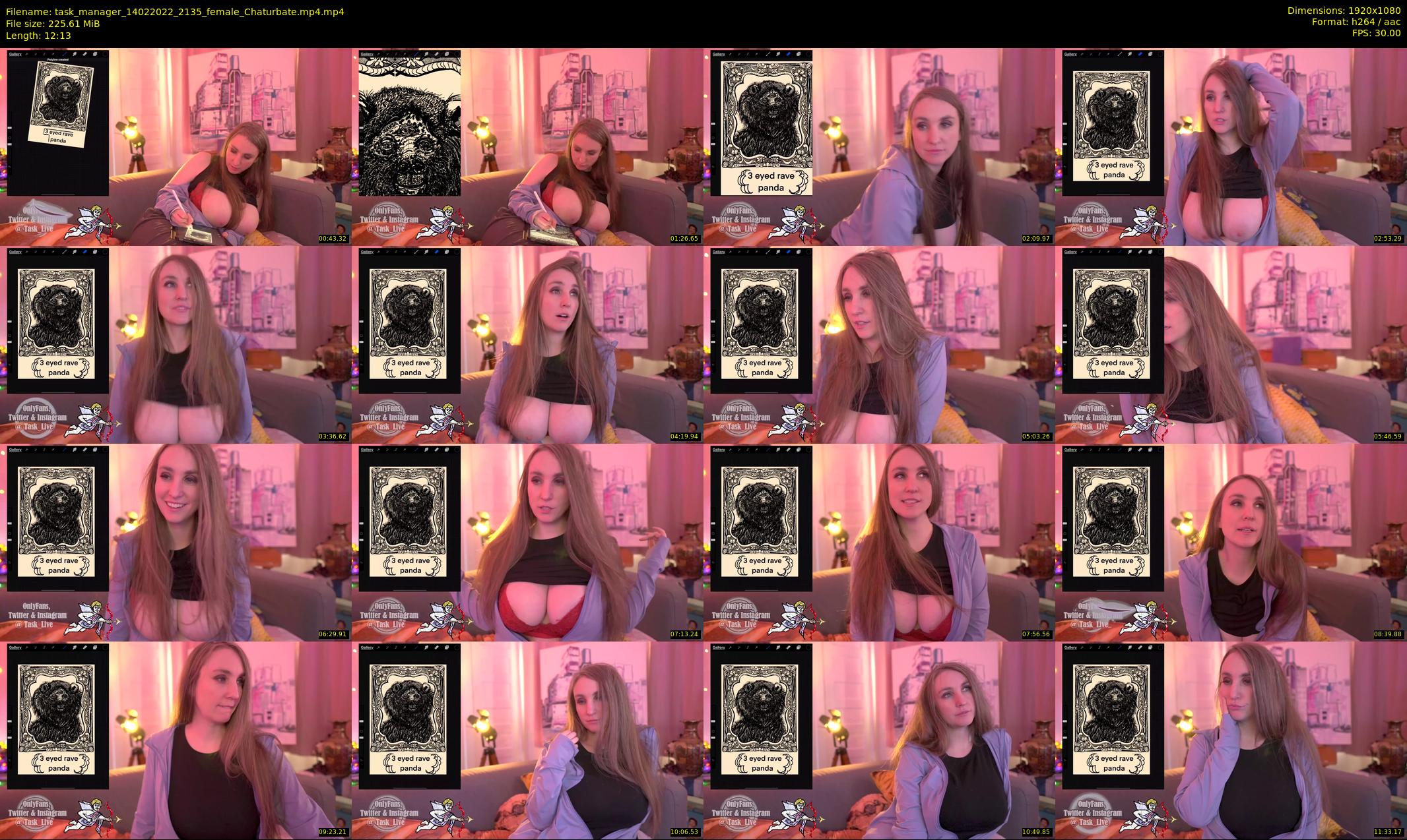 task_manager — 13 minute Chaturbate couple cam show recording, 1080p, Feb 14, 2022