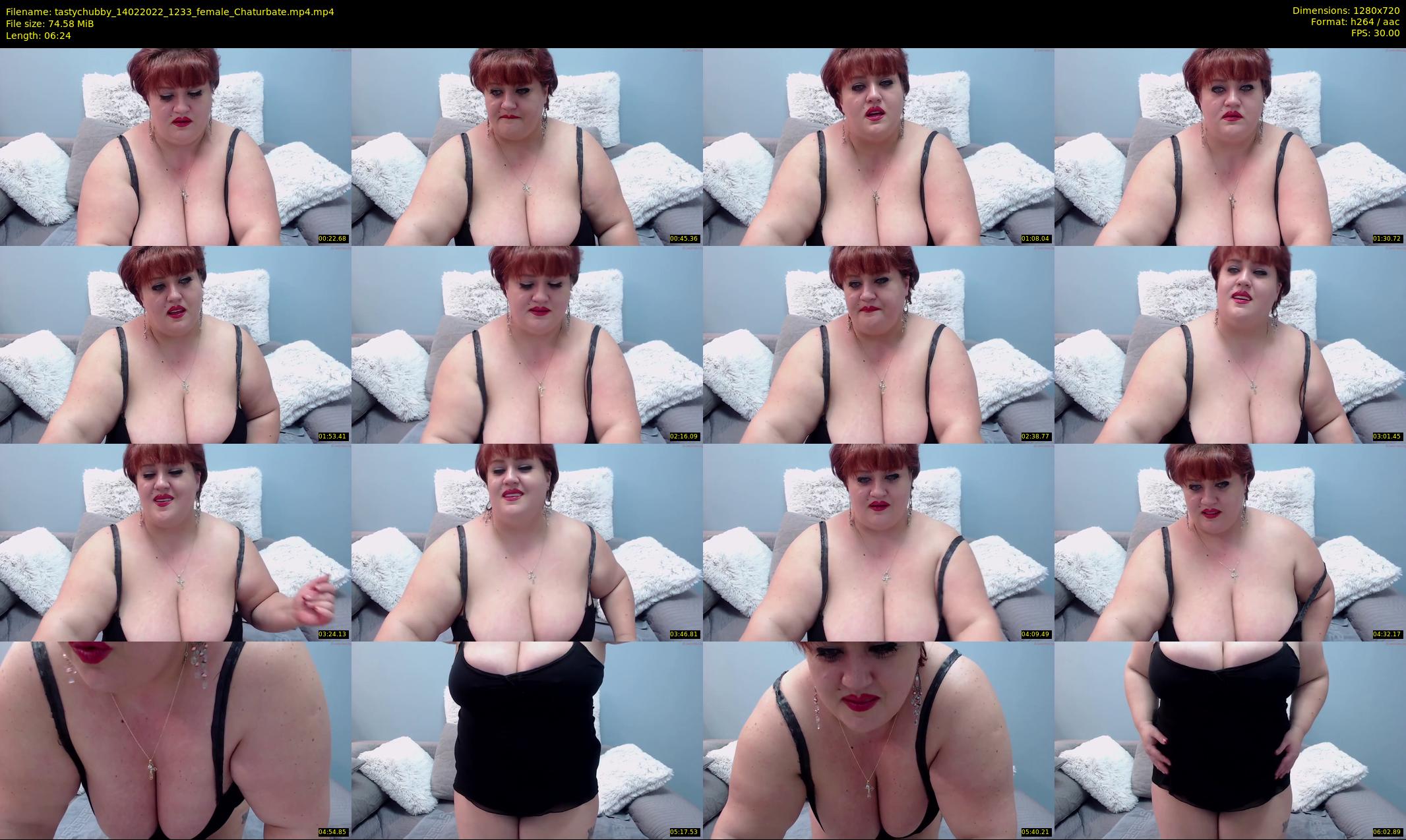tastychubby — 7 minute Chaturbate female cam show recording, 720p, Feb 14, 2022