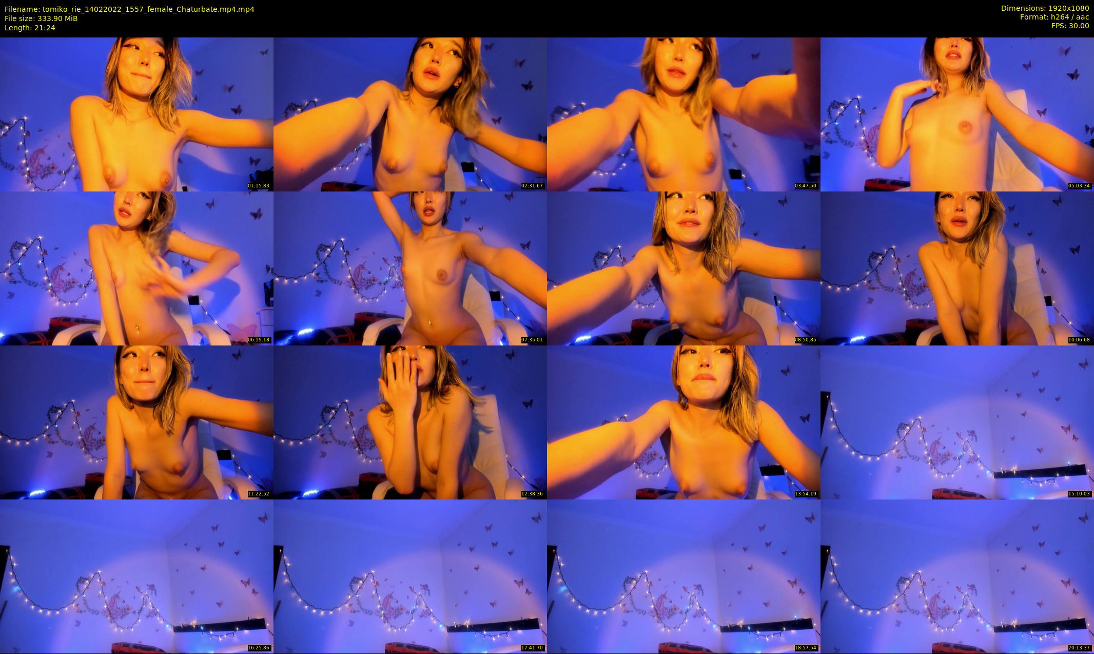 tomiko_rie — 22 minute Chaturbate female cam show recording, 1080p, Feb 14, 2022