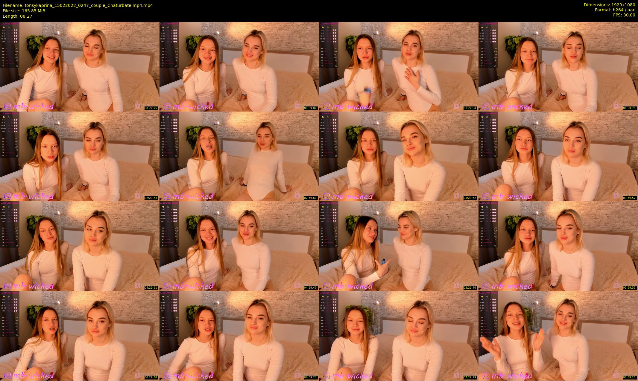 tonsykaprina — 9 minute Chaturbate couple cam show recording, 1080p, Feb 15, 2022