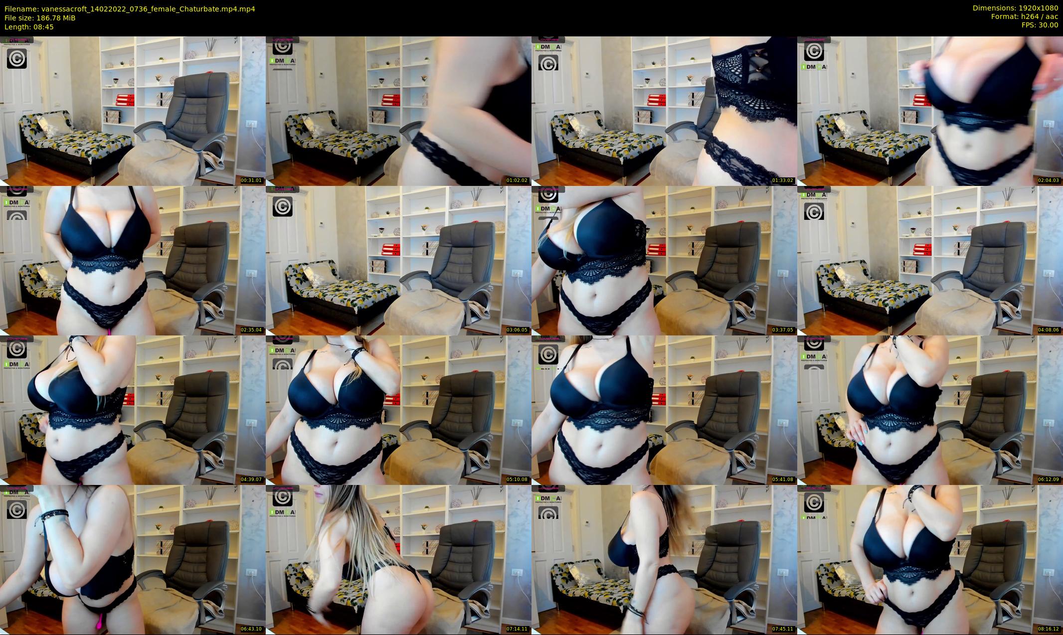 vanessacroft — 9 minute Chaturbate female cam show recording, 1080p, Feb 14, 2022
