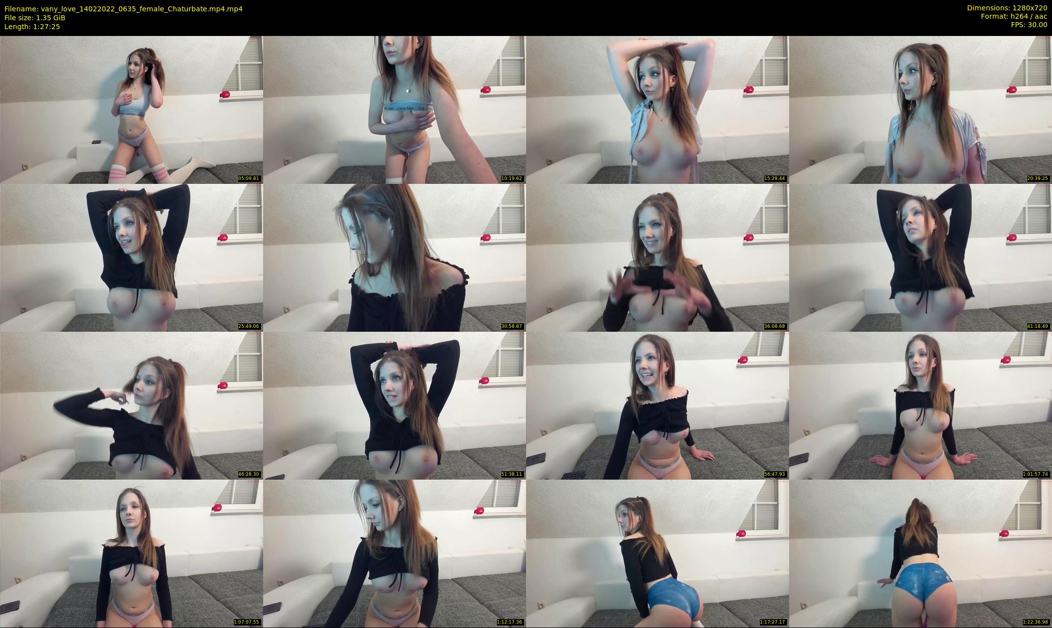 vany_love — 88 minute Chaturbate female cam show recording, 720p, Feb 14, 2022