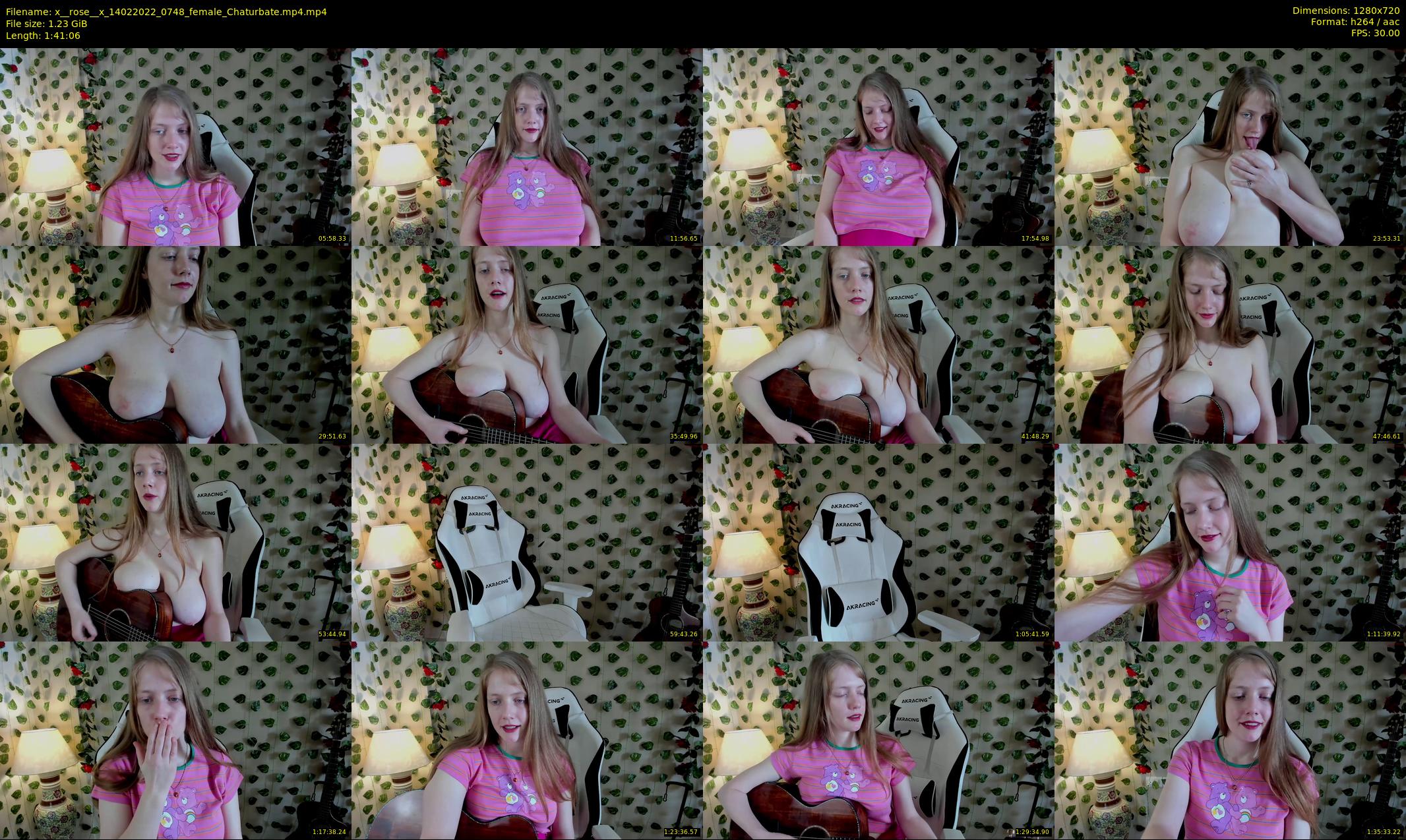 x__rose__x — 102 minute Chaturbate female cam show recording, 720p, Feb 14, 2022