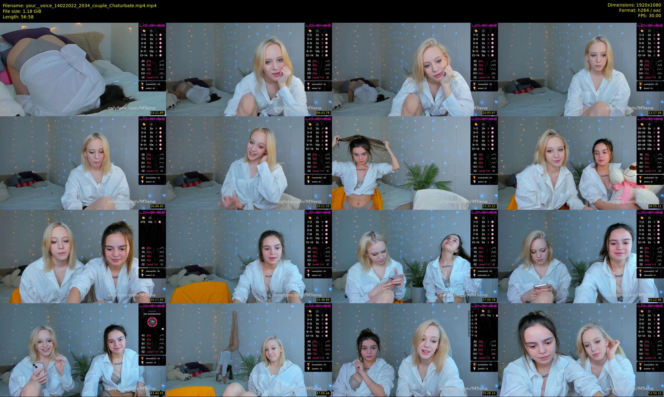 your__voice — 57 minute Chaturbate female cam show recording, 1080p, Feb 14, 2022
