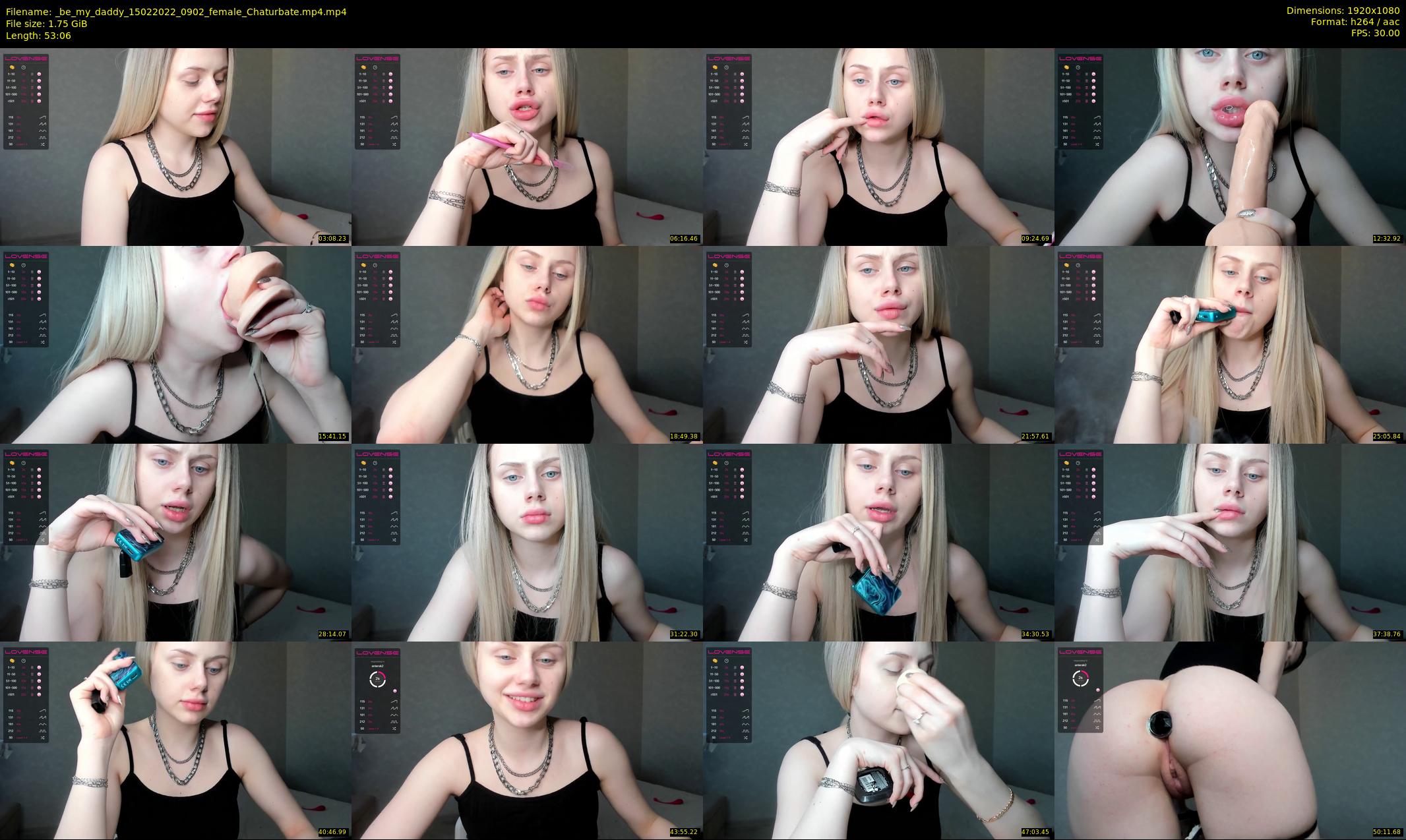 _be_my_daddy — 54 minute Chaturbate female cam show recording, 1080p, Feb 15, 2022