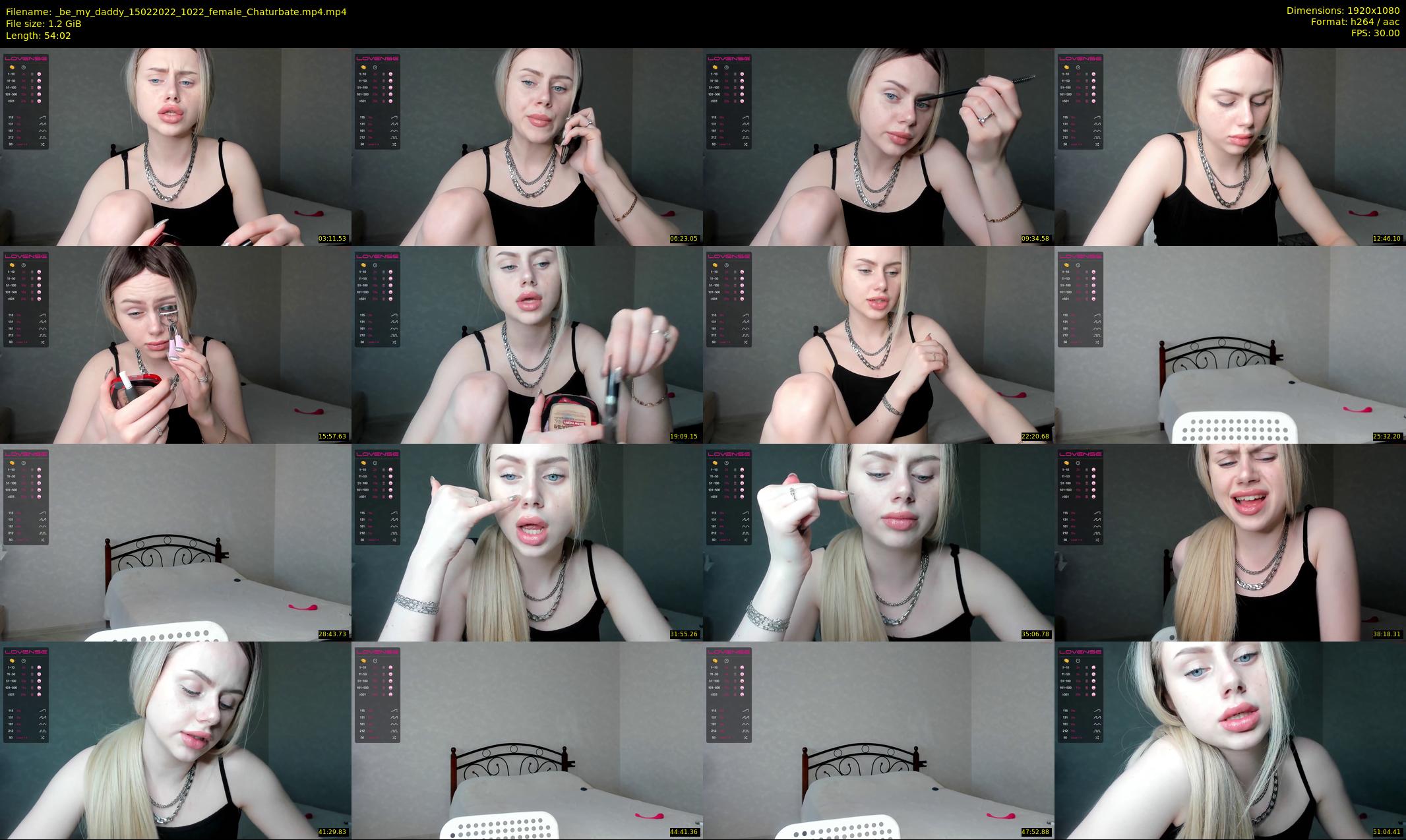 _be_my_daddy — 55 minute Chaturbate female cam show recording, 1080p, Feb 15, 2022