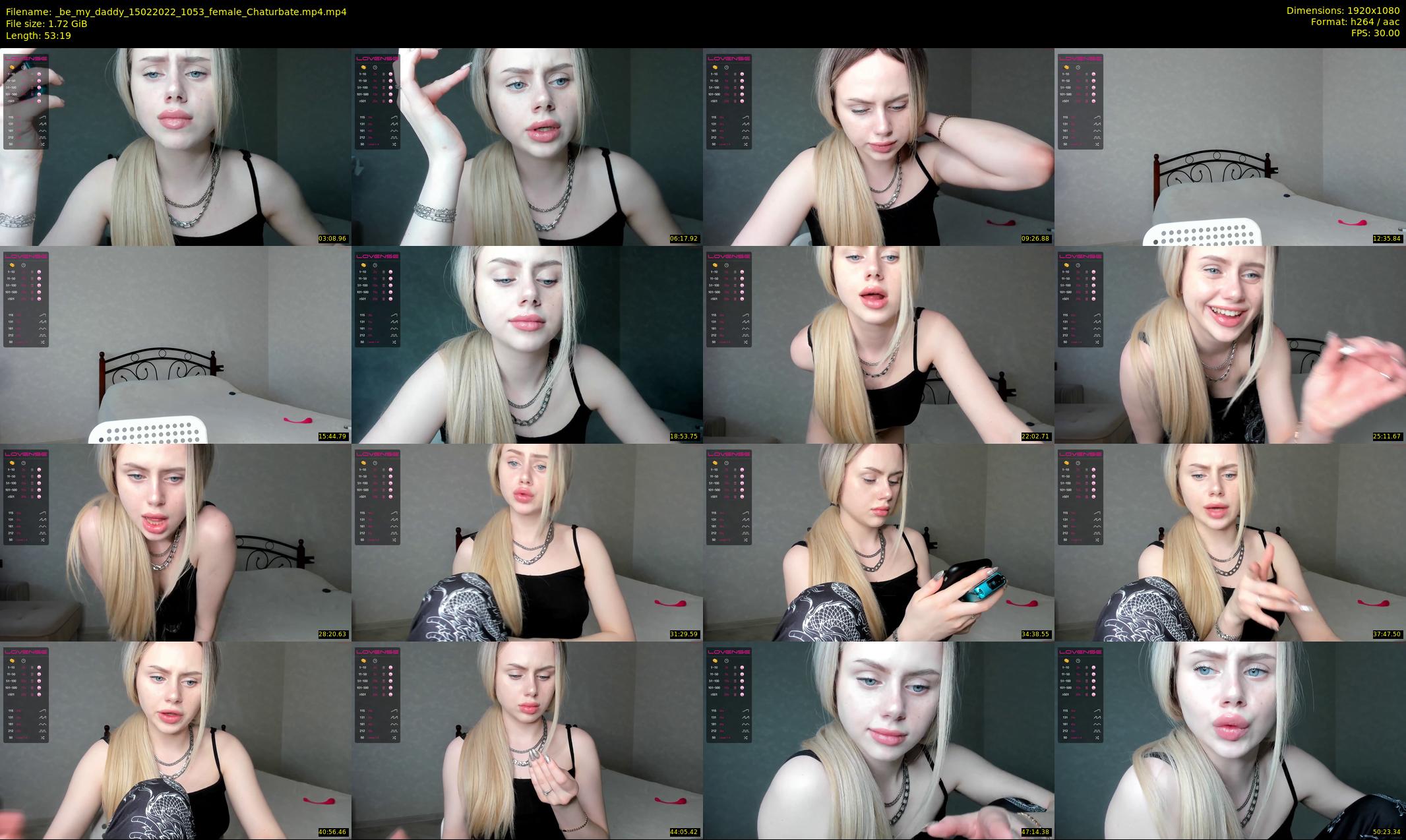 _be_my_daddy — 54 minute Chaturbate female cam show recording, 1080p, Feb 15, 2022
