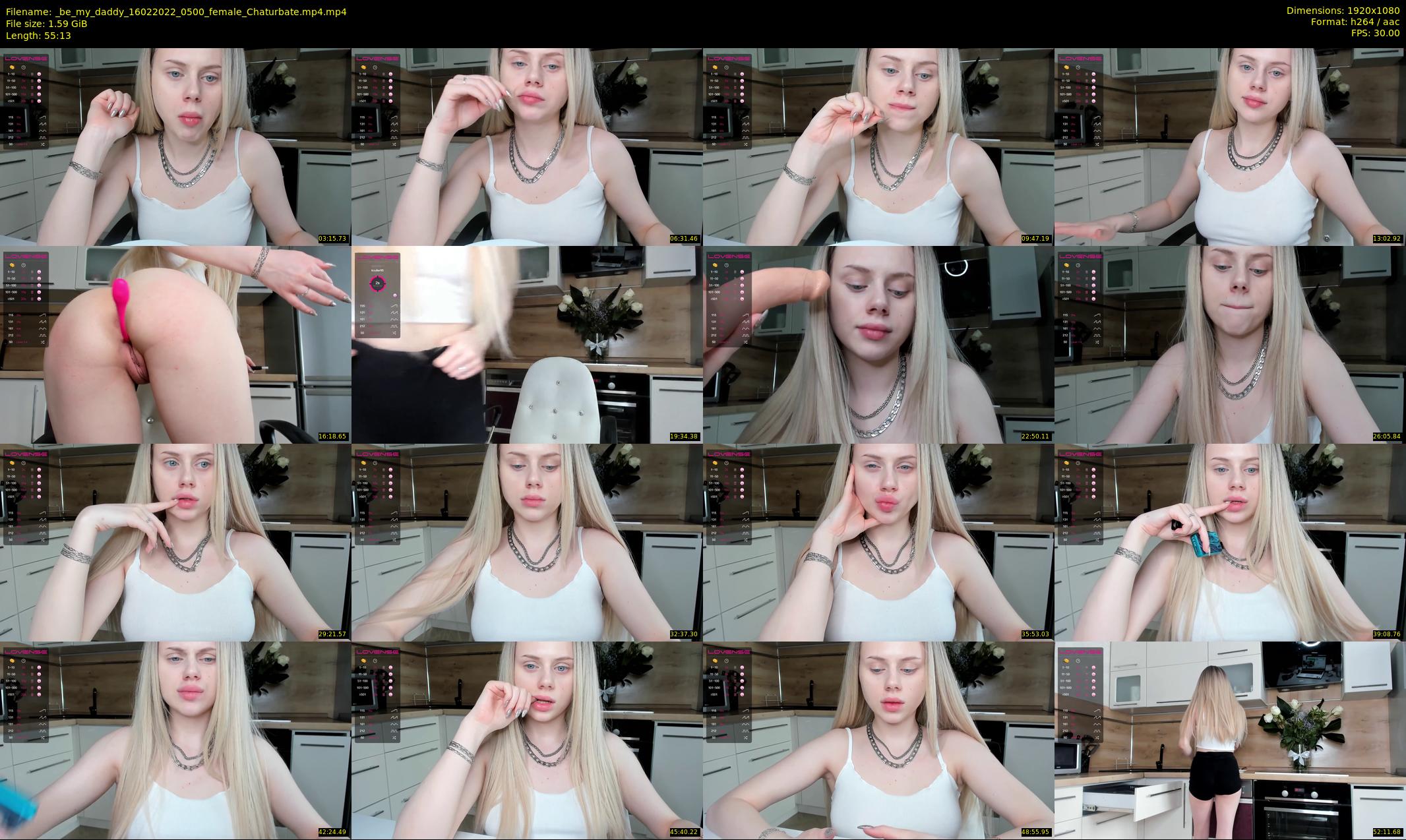_be_my_daddy — 56 minute Chaturbate female cam show recording, 1080p, Feb 16, 2022