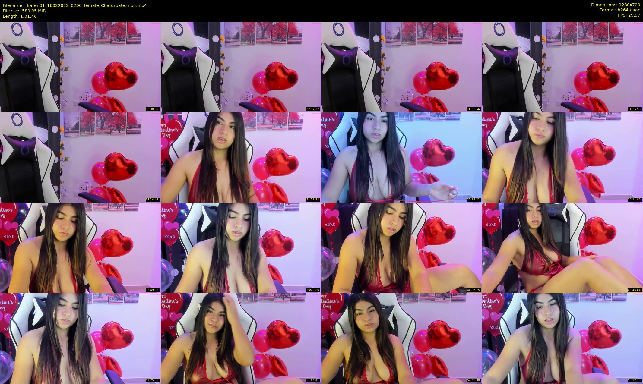 _karen01 — 62 minute Chaturbate female cam show recording, 720p, Feb 16, 2022