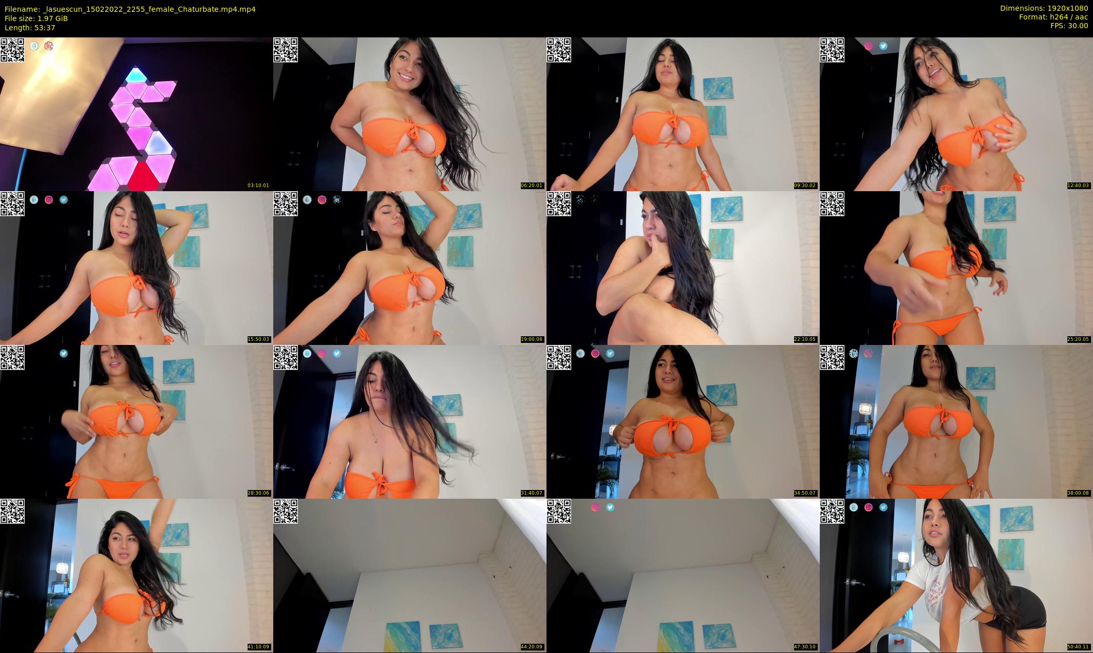 _lasuescun — 54 minute Chaturbate female cam show recording, 1080p, Feb 15, 2022