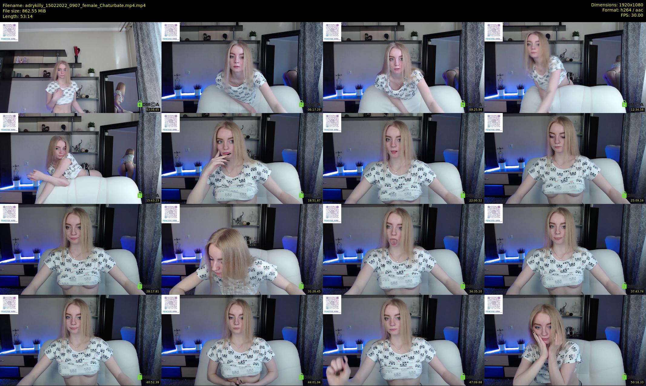 adrykilly — 54 minute Chaturbate female cam show recording, 1080p, Feb 15, 2022