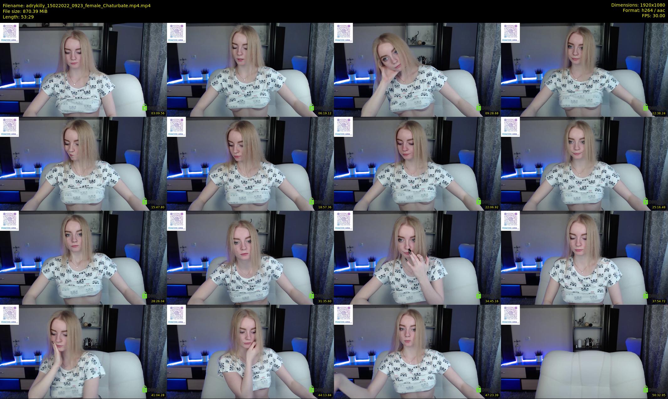 adrykilly — 54 minute Chaturbate female cam show recording, 1080p, Feb 15, 2022
