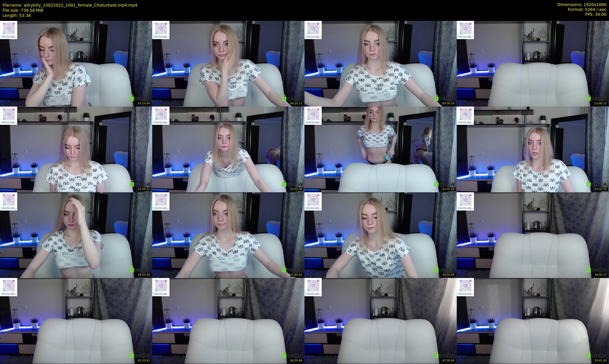 adrykilly — 54 minute Chaturbate female cam show recording, 1080p, Feb 15, 2022