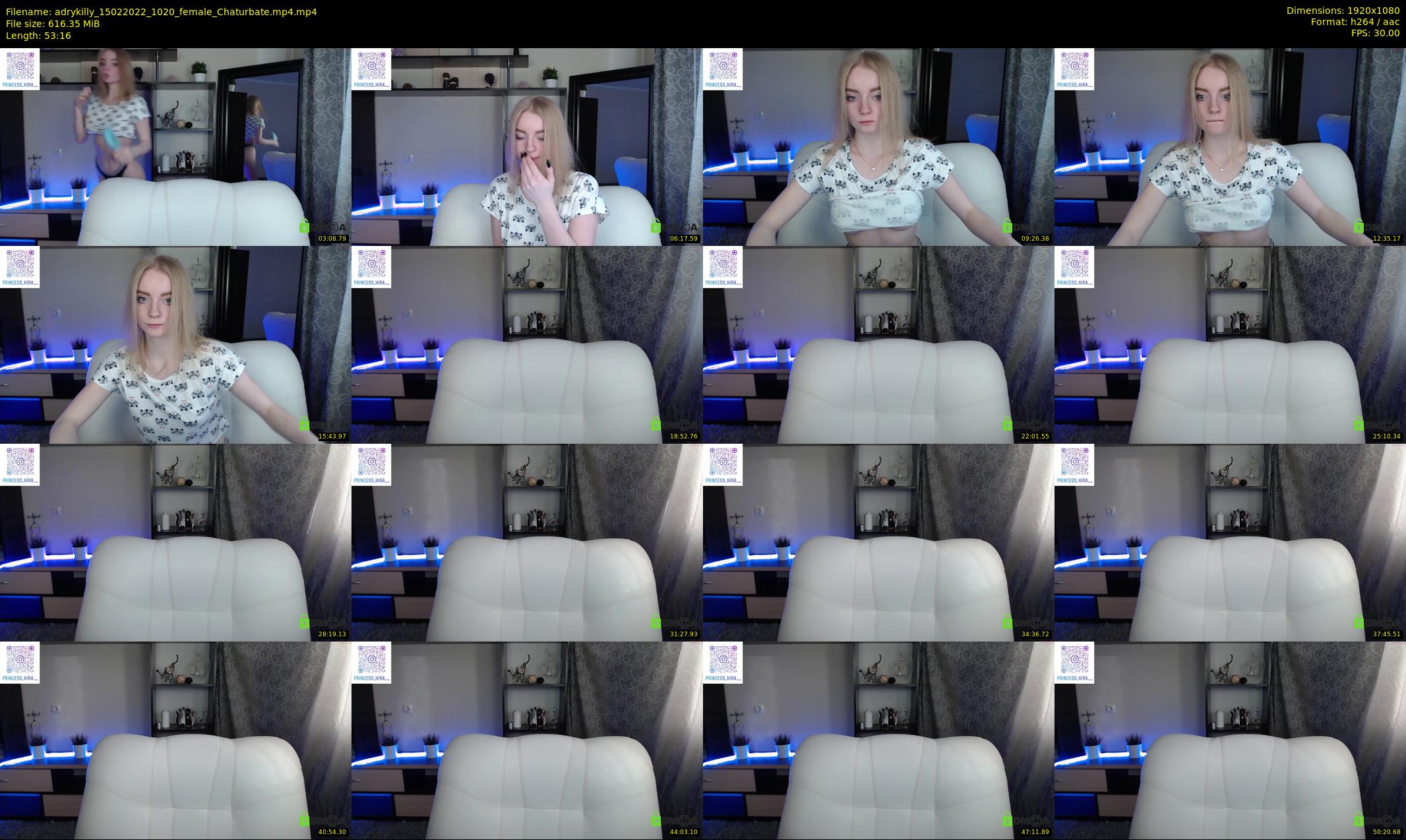 adrykilly — 54 minute Chaturbate female cam show recording, 1080p, Feb 15, 2022