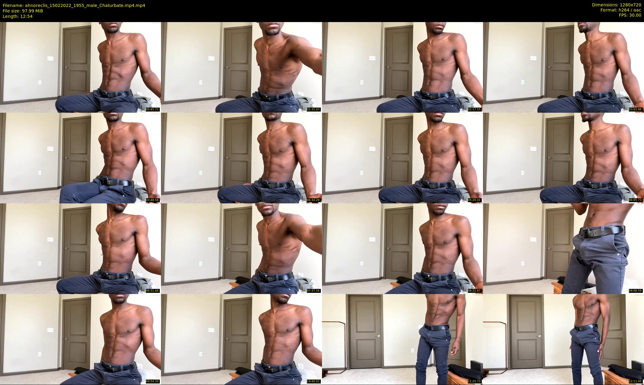 ahnoreclis — 13 minute Chaturbate male cam show recording, 720p, Feb 15, 2022