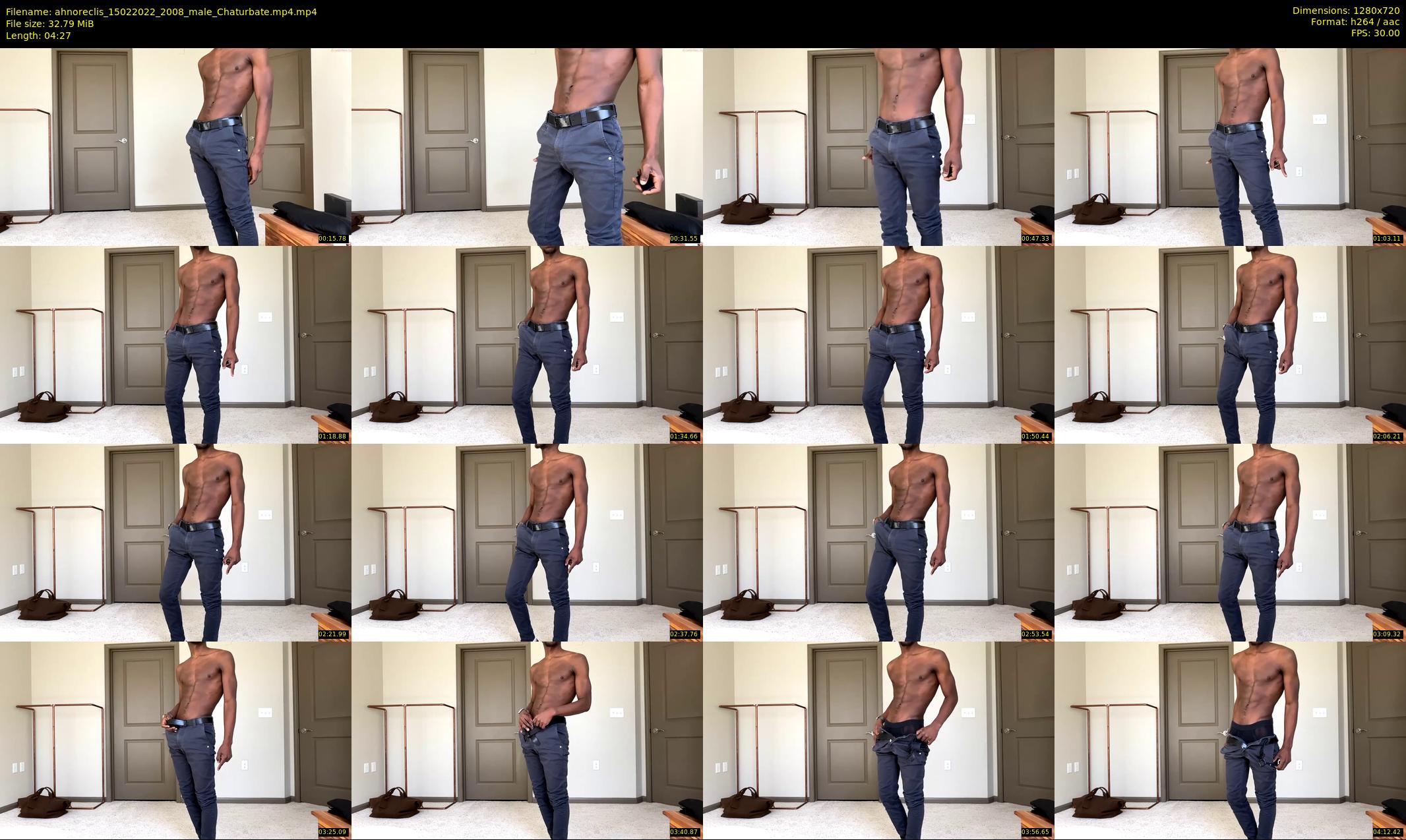 ahnoreclis — 5 minute Chaturbate male cam show recording, 720p, Feb 15, 2022