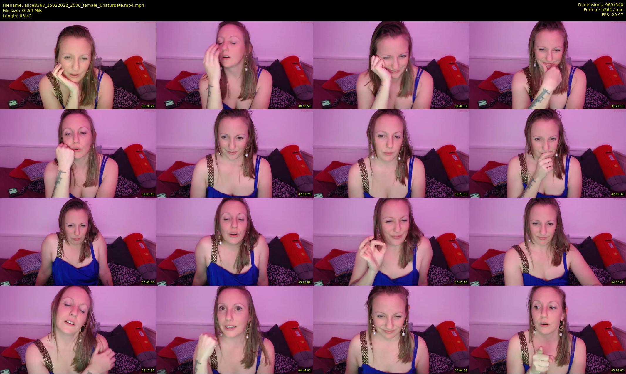 alice8363 — 6 minute Chaturbate female cam show recording, 480p, Feb 15, 2022
