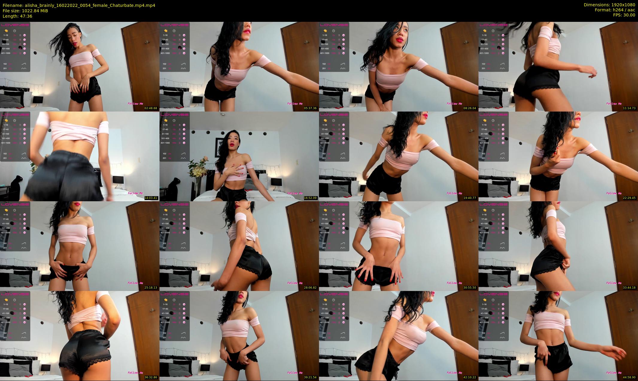 alisha_brainly — 48 minute Chaturbate female cam show recording, 1080p, Feb 16, 2022