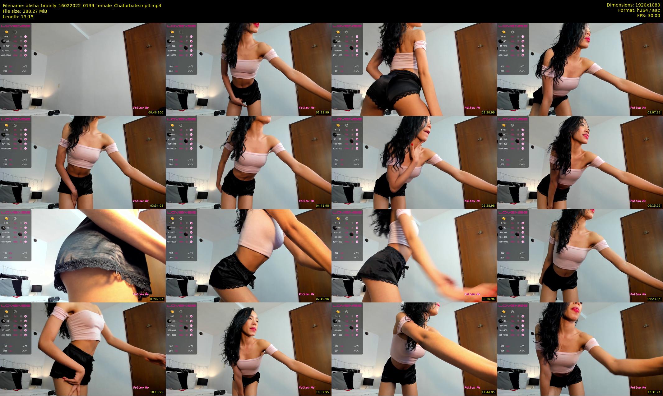 alisha_brainly — 14 minute Chaturbate female cam show recording, 1080p, Feb 16, 2022
