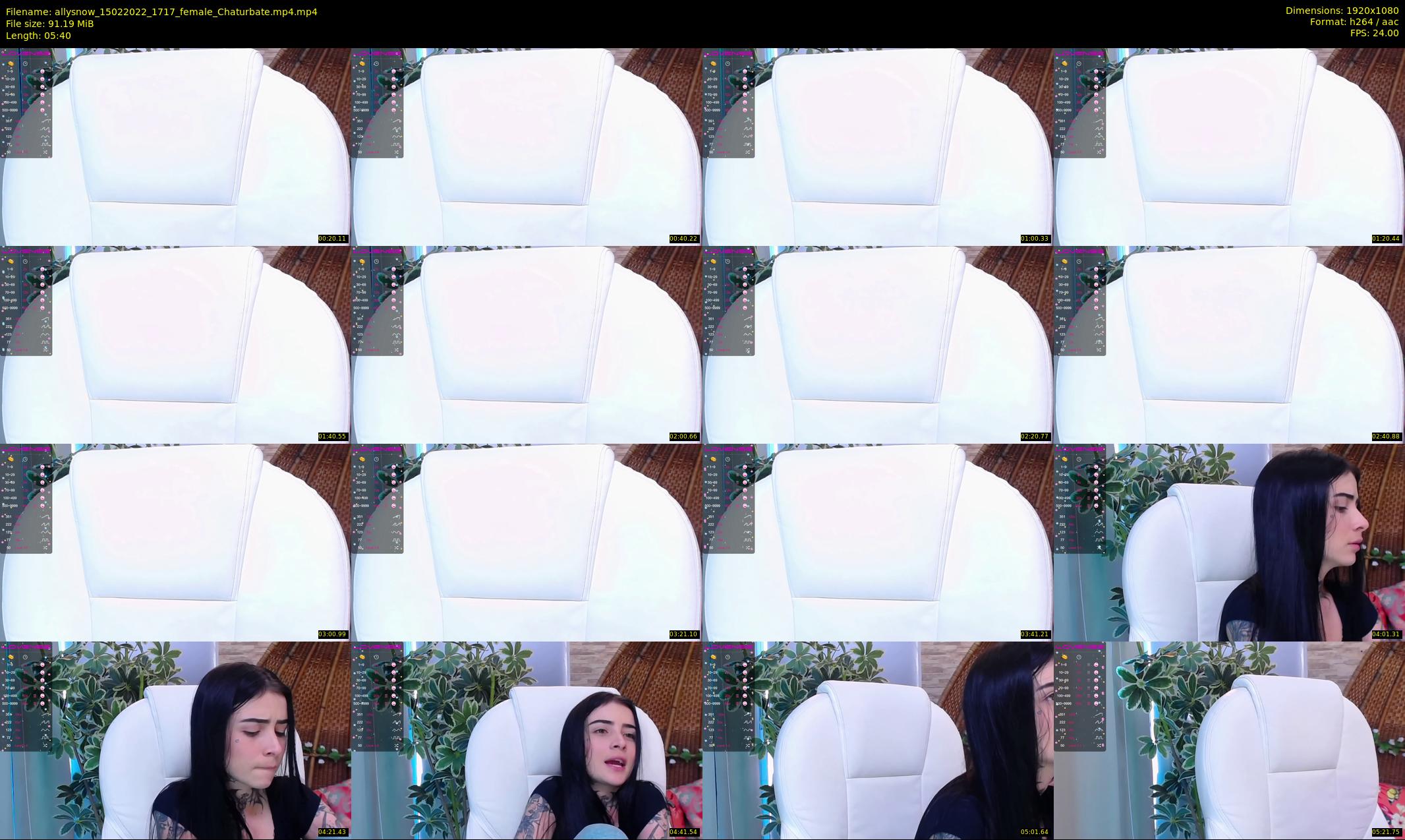 allysnow — 6 minute Chaturbate female cam show recording, 1080p, Feb 15, 2022