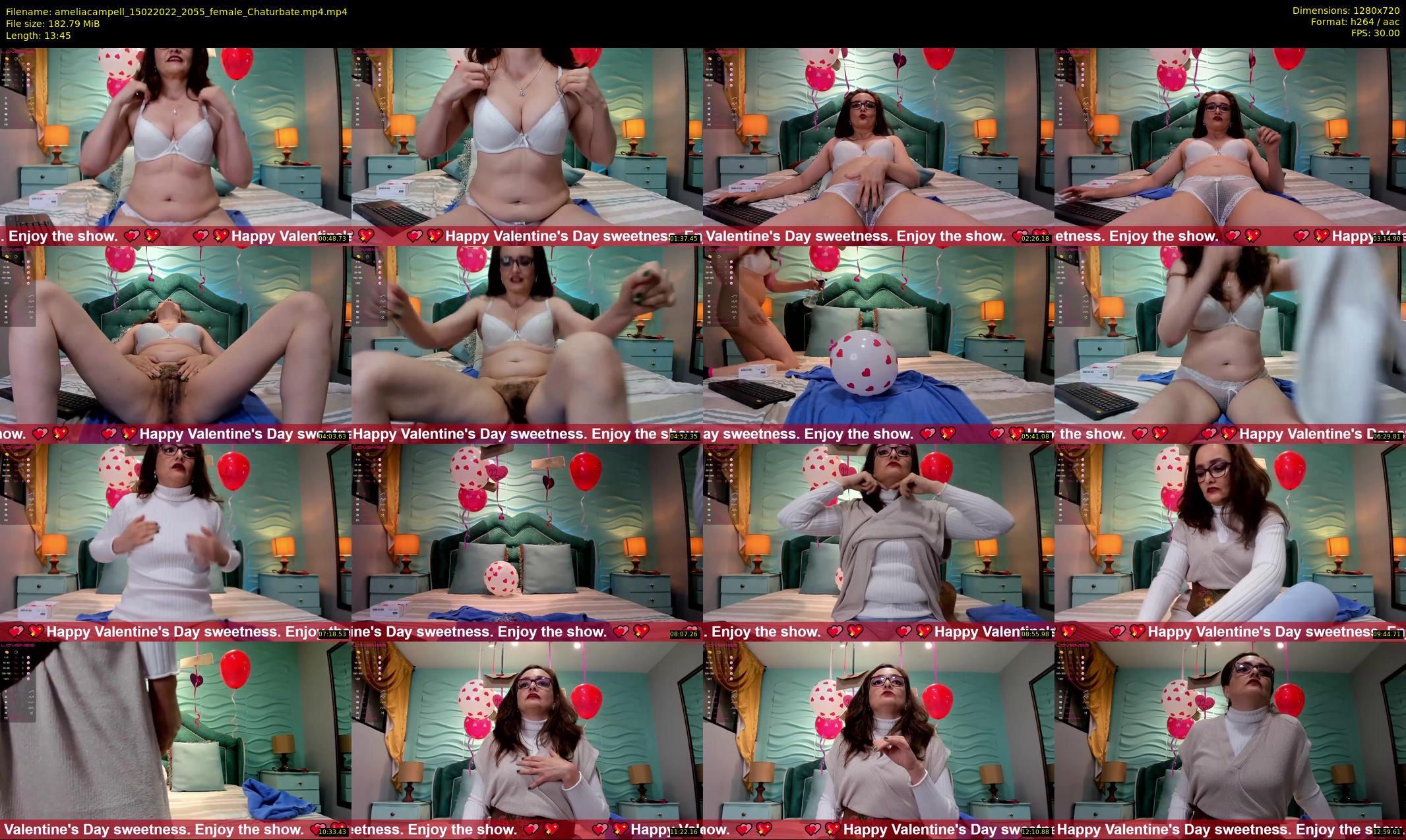 ameliacampell — 14 minute Chaturbate female cam show recording, 720p, Feb 15, 2022