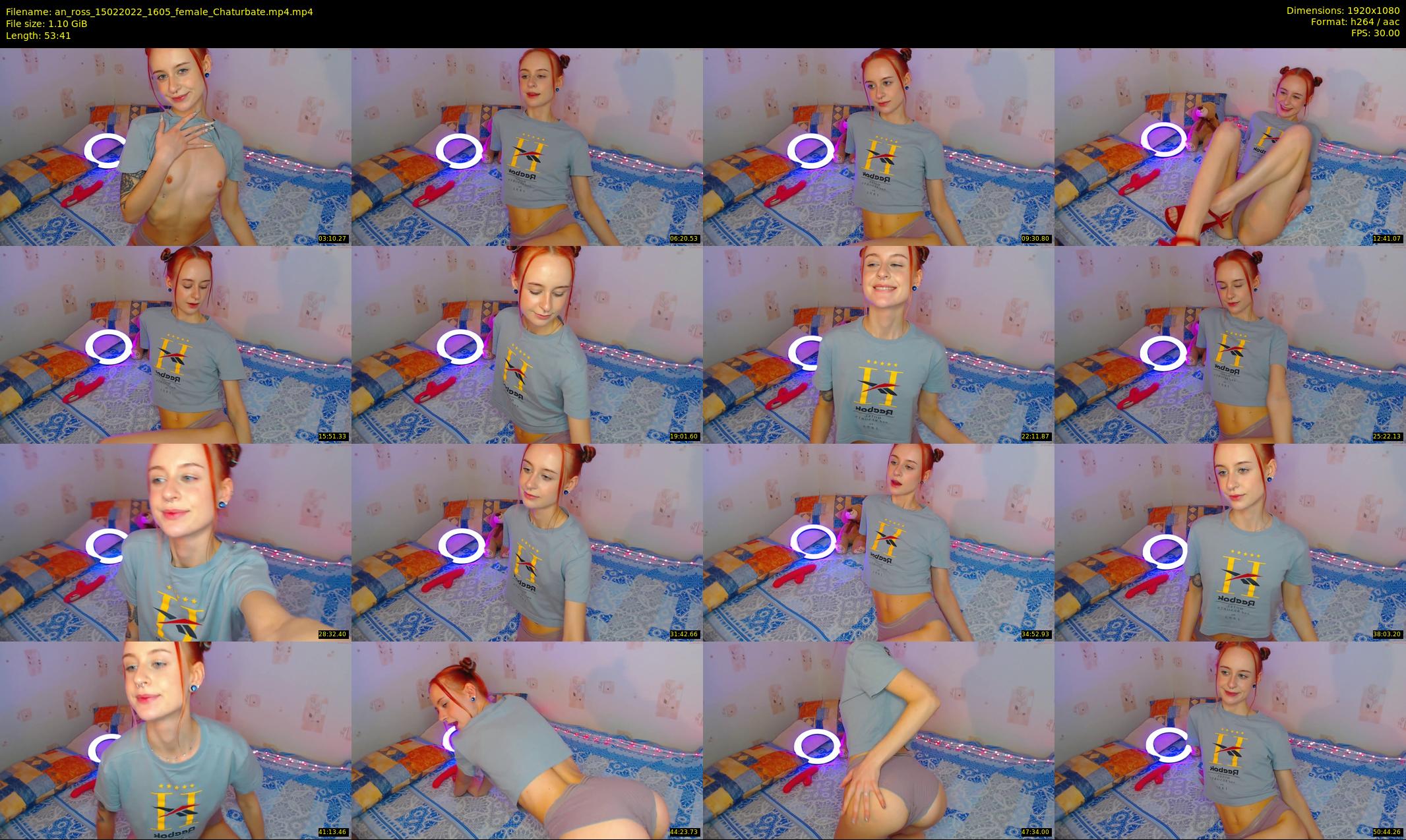 an_ross — 54 minute Chaturbate female cam show recording, 1080p, Feb 15, 2022