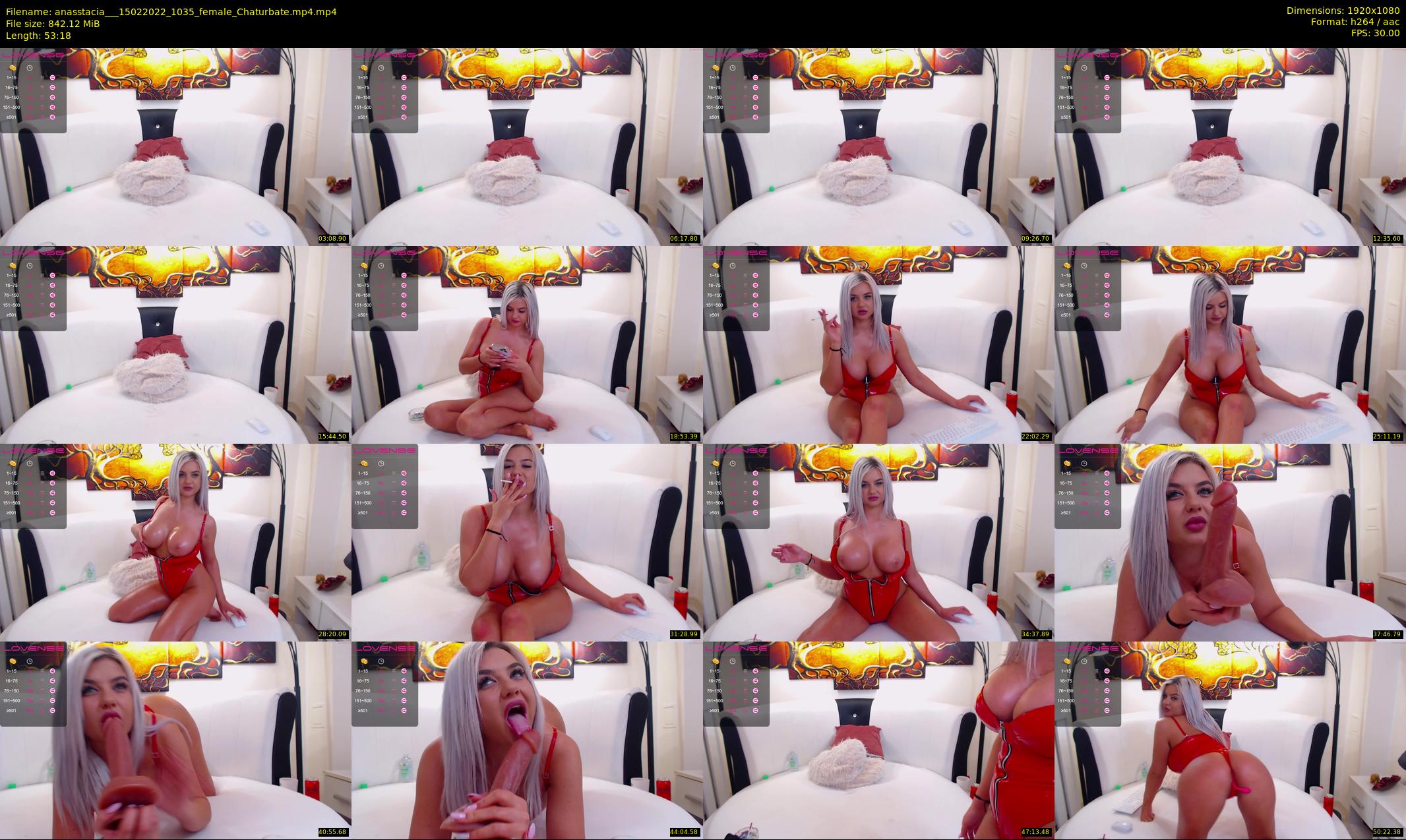 anasstacia__ — 54 minute Chaturbate female cam show recording, 1080p, Feb 15, 2022