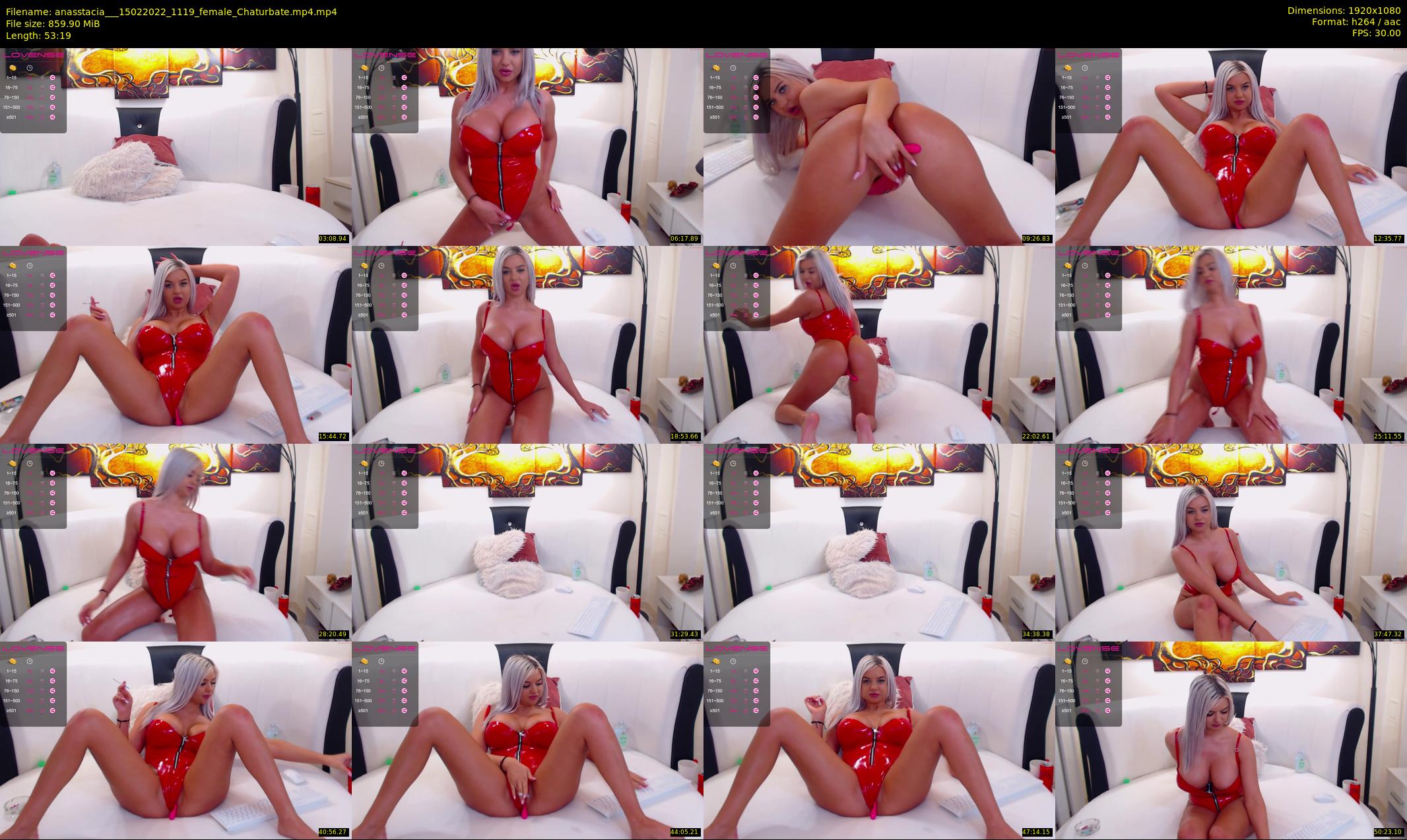 anasstacia__ — 54 minute Chaturbate female cam show recording, 1080p, Feb 15, 2022