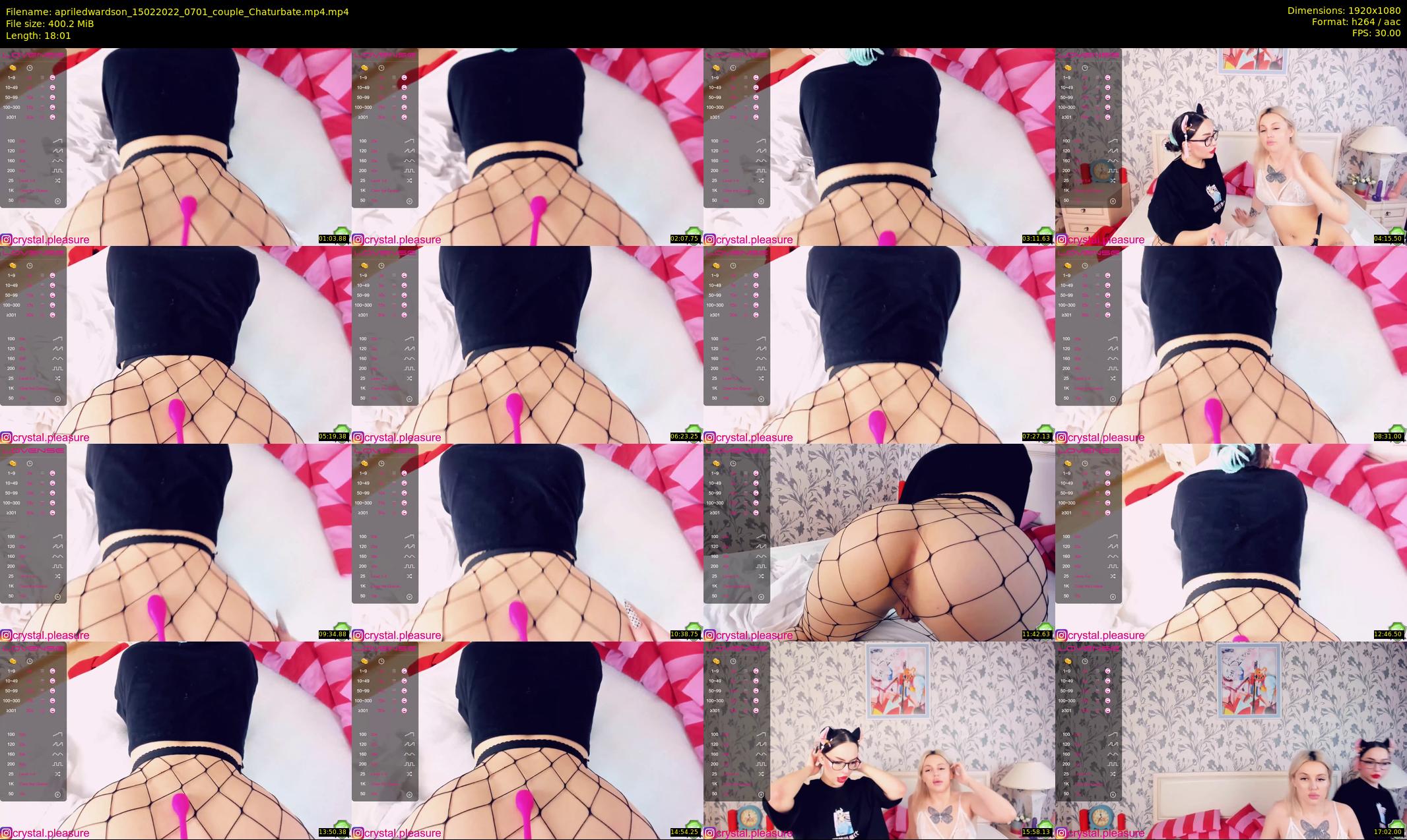 apriledwardson — 19 minute Chaturbate couple cam show recording, 1080p, Feb 15, 2022