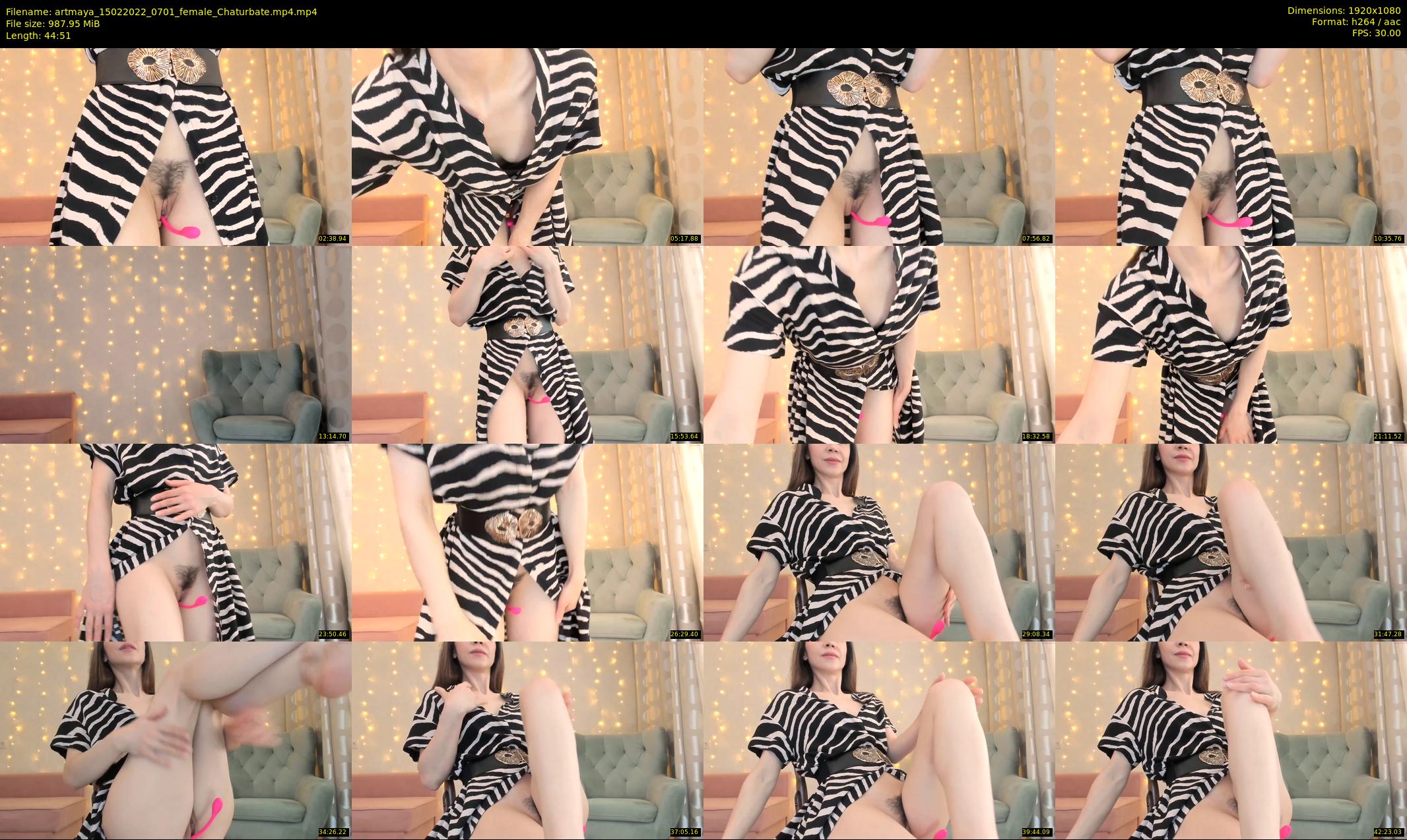 artmaya — 45 minute Chaturbate female cam show recording, 1080p, Feb 15, 2022