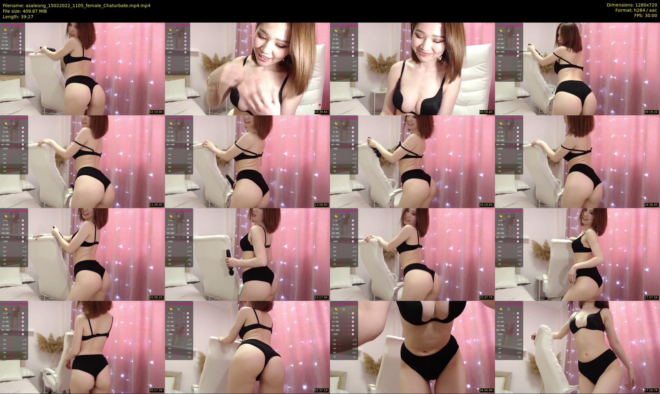 asaleong — 40 minute Chaturbate female cam show recording, 720p, Feb 15, 2022