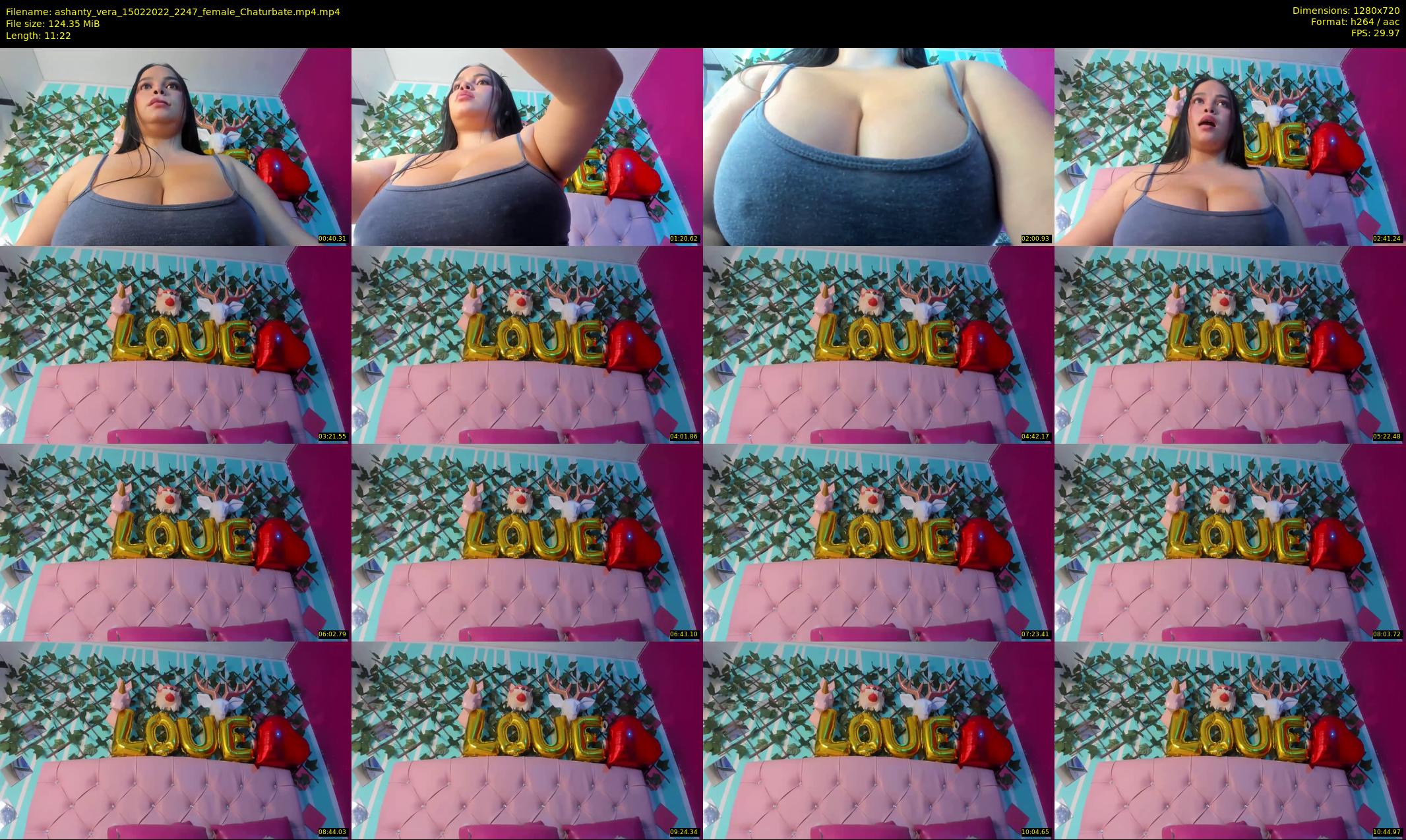 ashanty_vera — 12 minute Chaturbate couple cam show recording, 720p, Feb 15, 2022
