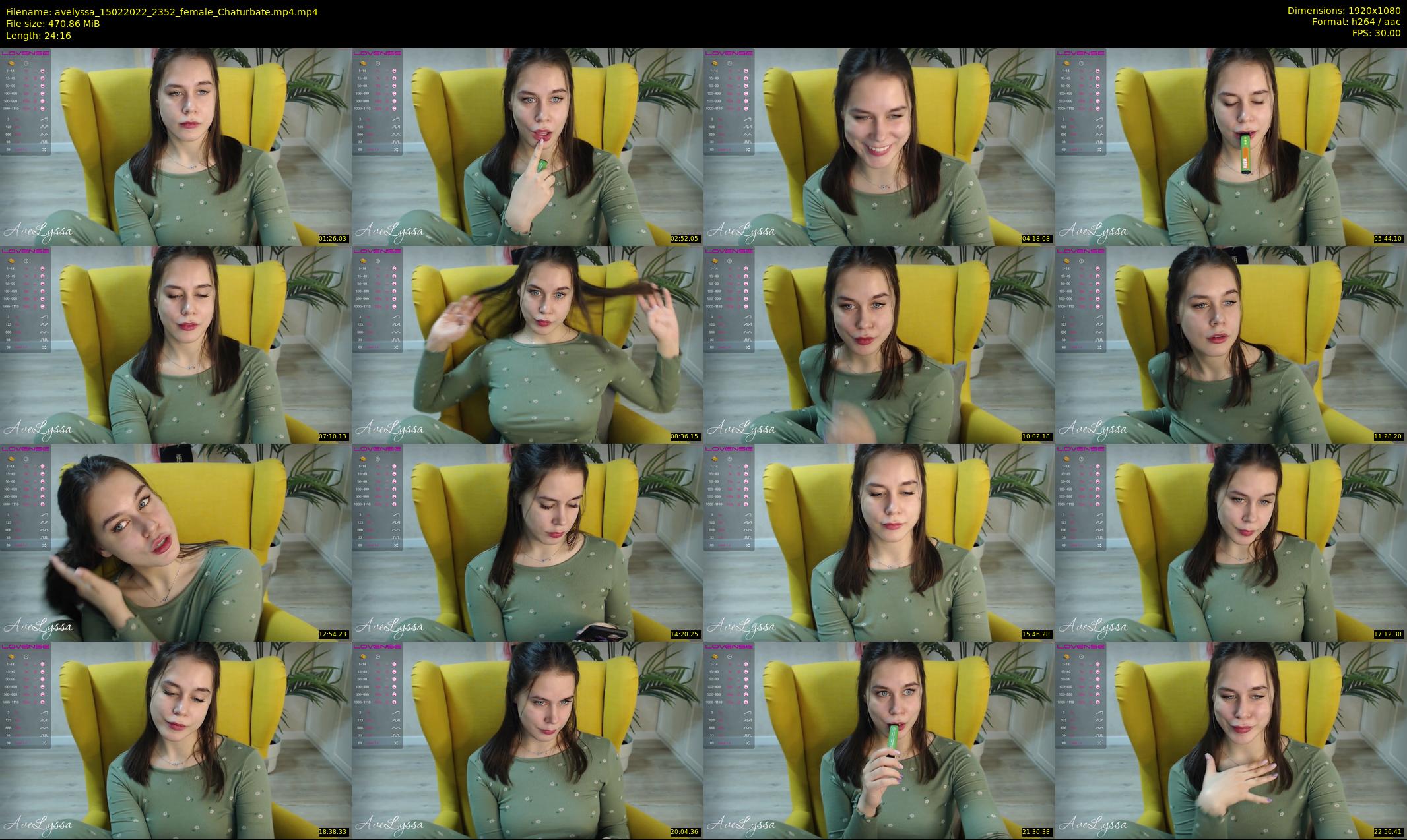 avelyssa — 25 minute Chaturbate female cam show recording, 1080p, Feb 15, 2022