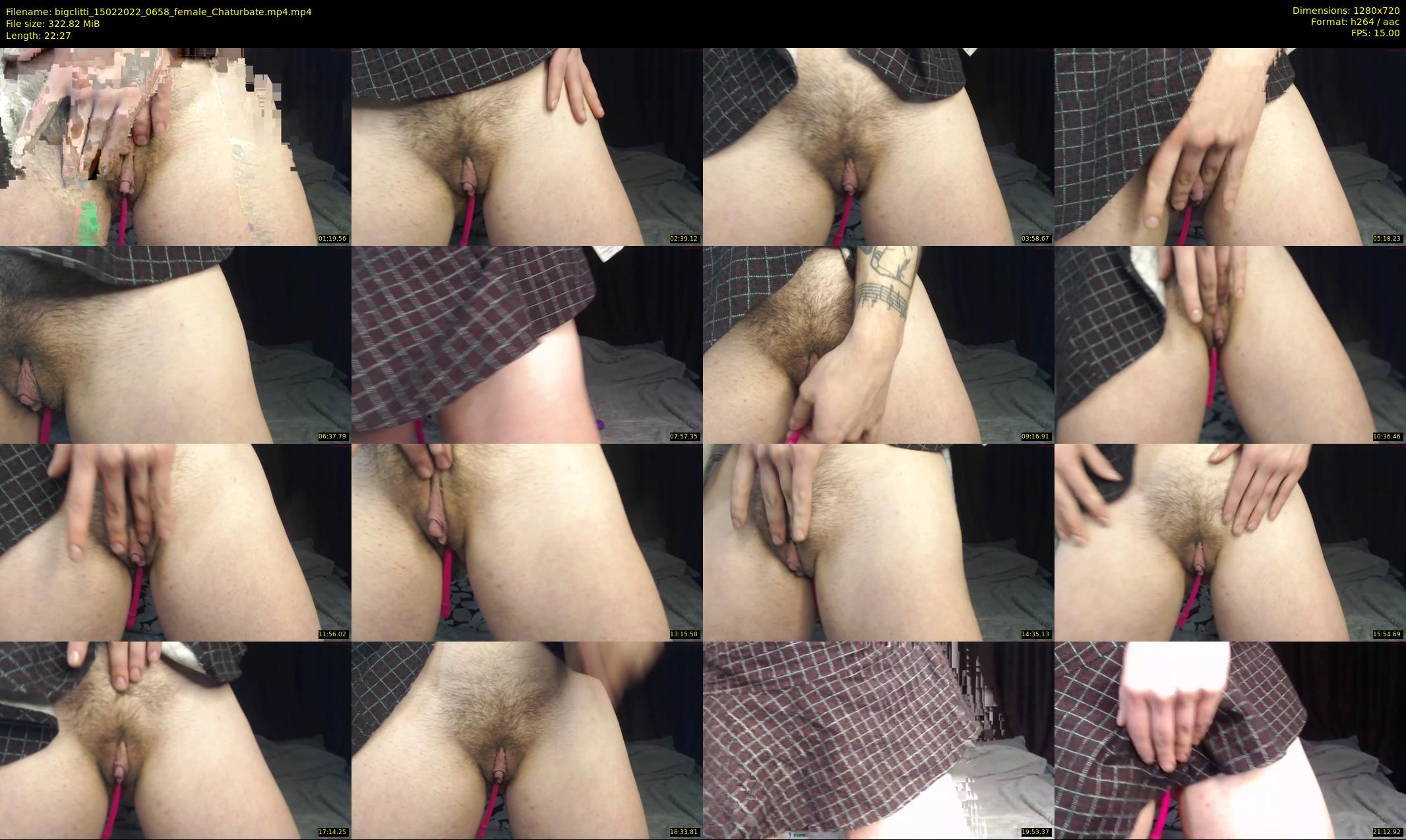 bigclitti — 23 minute Chaturbate female cam show recording, 720p, Feb 15, 2022