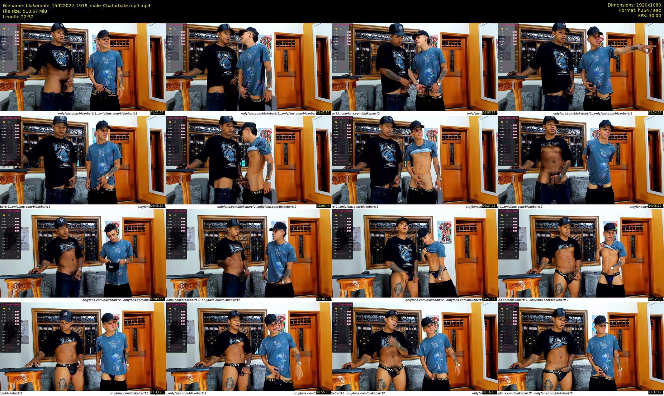 blakemate — 23 minute Chaturbate male cam show recording, 1080p, Feb 15, 2022
