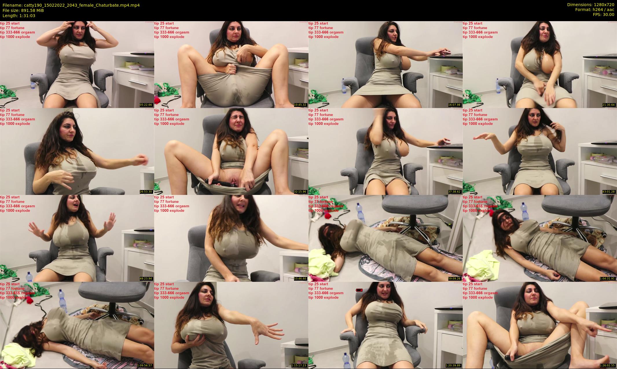 catty190 — 92 minute Chaturbate female cam show recording, 720p, Feb 15, 2022