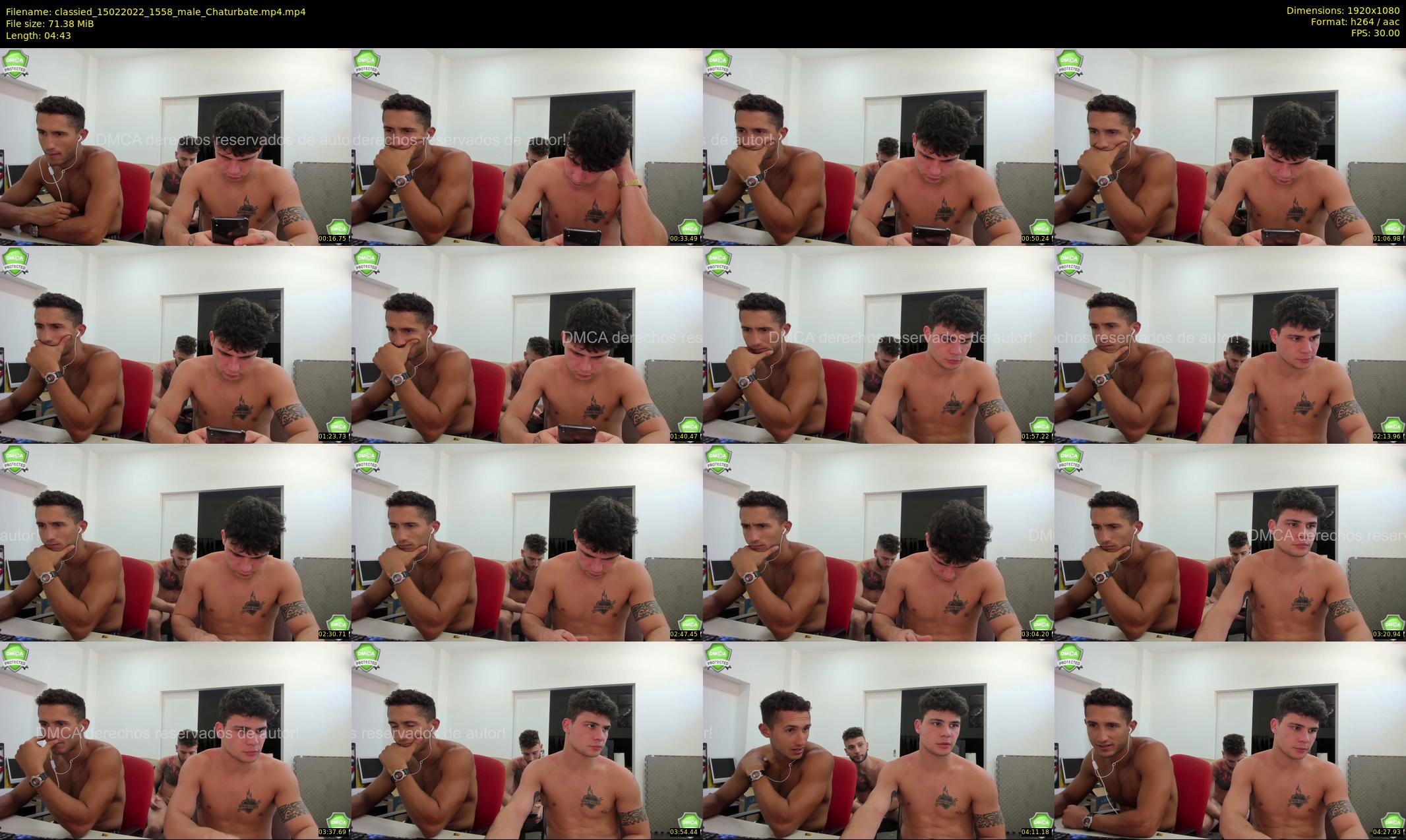 classied — 5 minute Chaturbate male cam show recording, 1080p, Feb 15, 2022