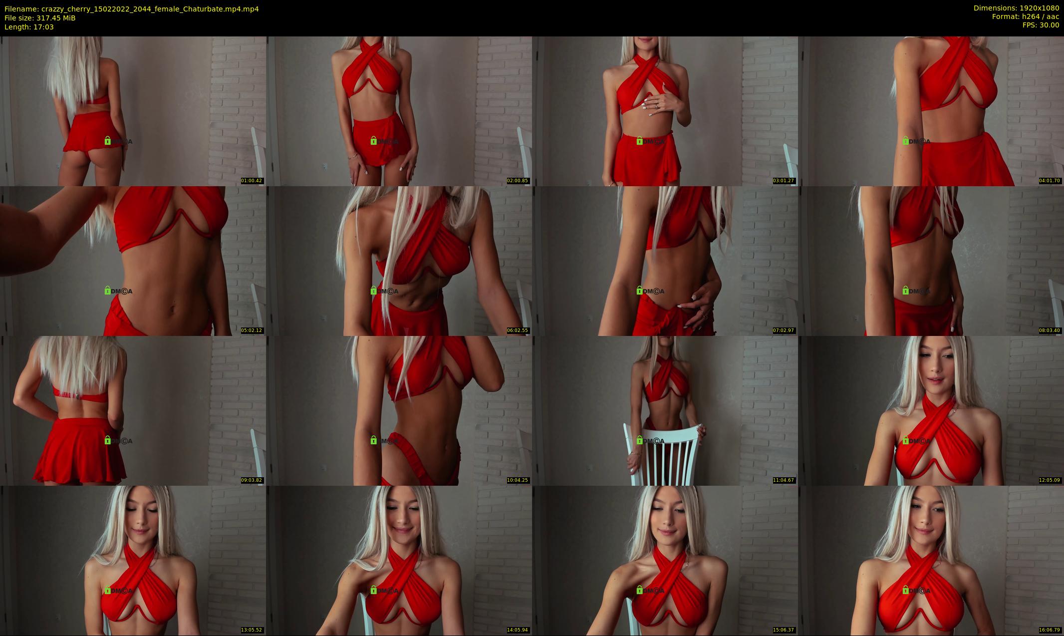 crazzy_cherry — 18 minute Chaturbate female cam show recording, 1080p, Feb 15, 2022