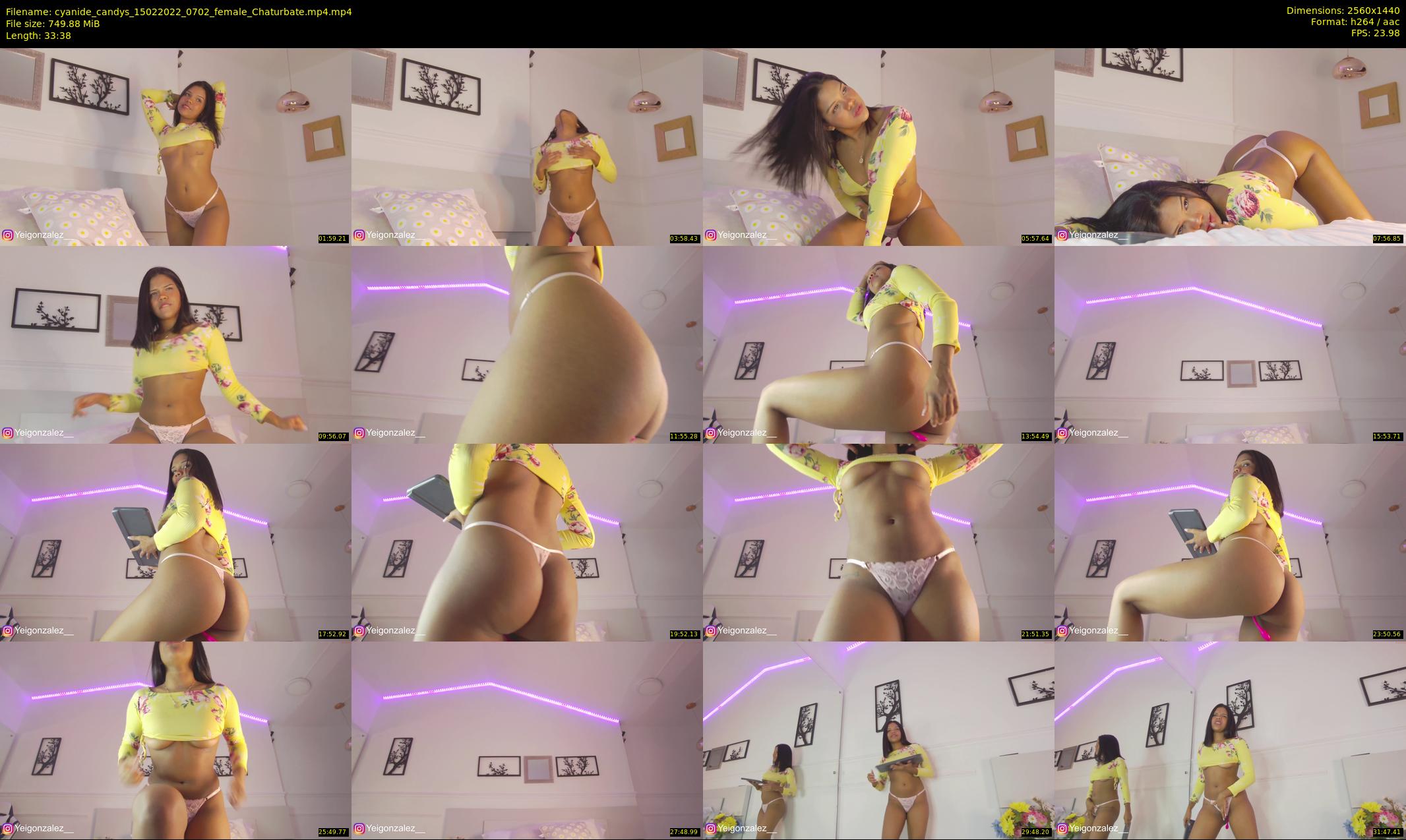 cyanide_candys — 34 minute Chaturbate female cam show recording, 1080p, Feb 15, 2022