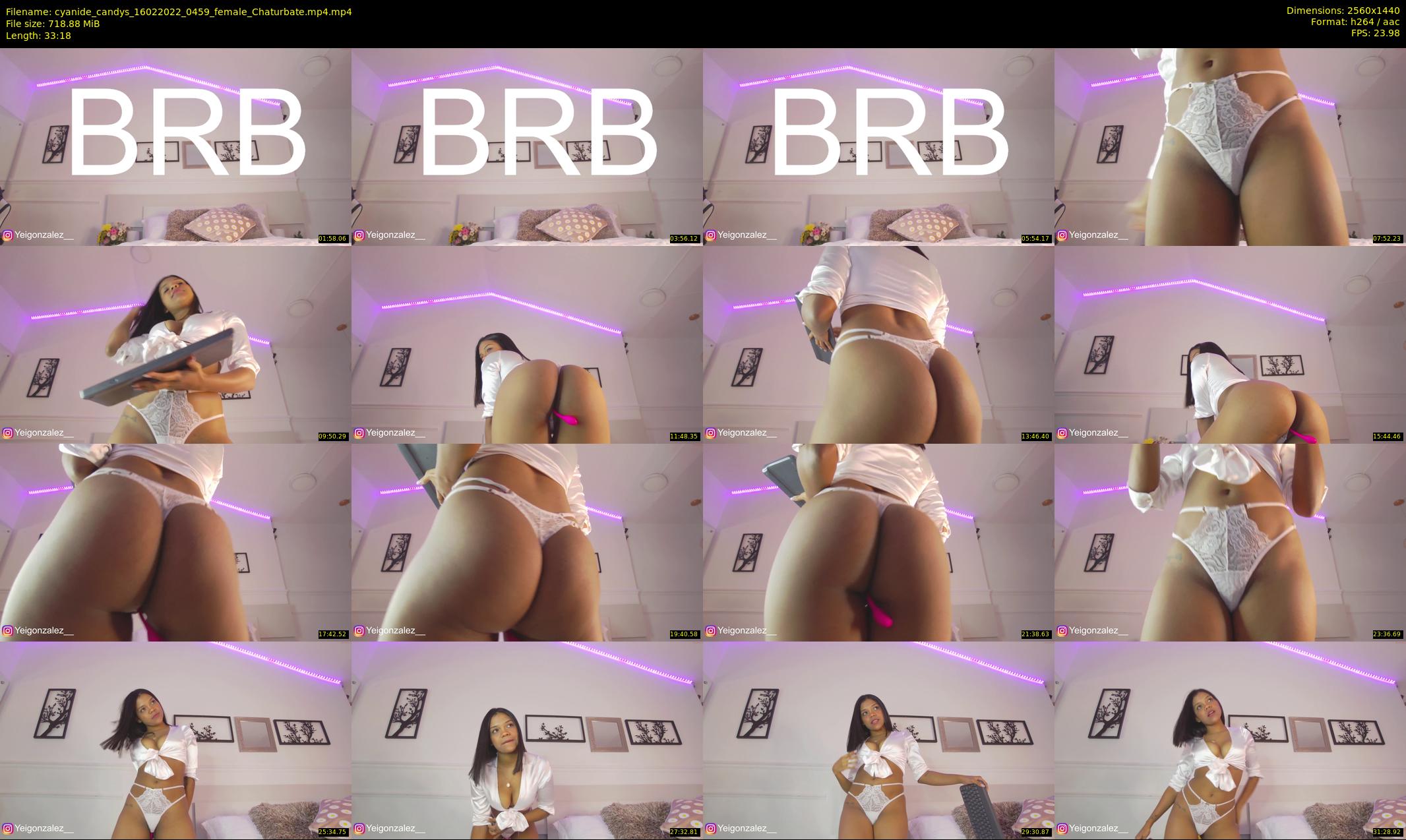 cyanide_candys — 34 minute Chaturbate female cam show recording, 1080p, Feb 16, 2022