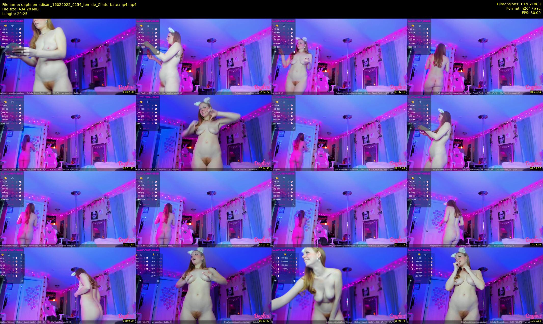 daphnemadison — 21 minute Chaturbate couple cam show recording, 1080p, Feb 16, 2022