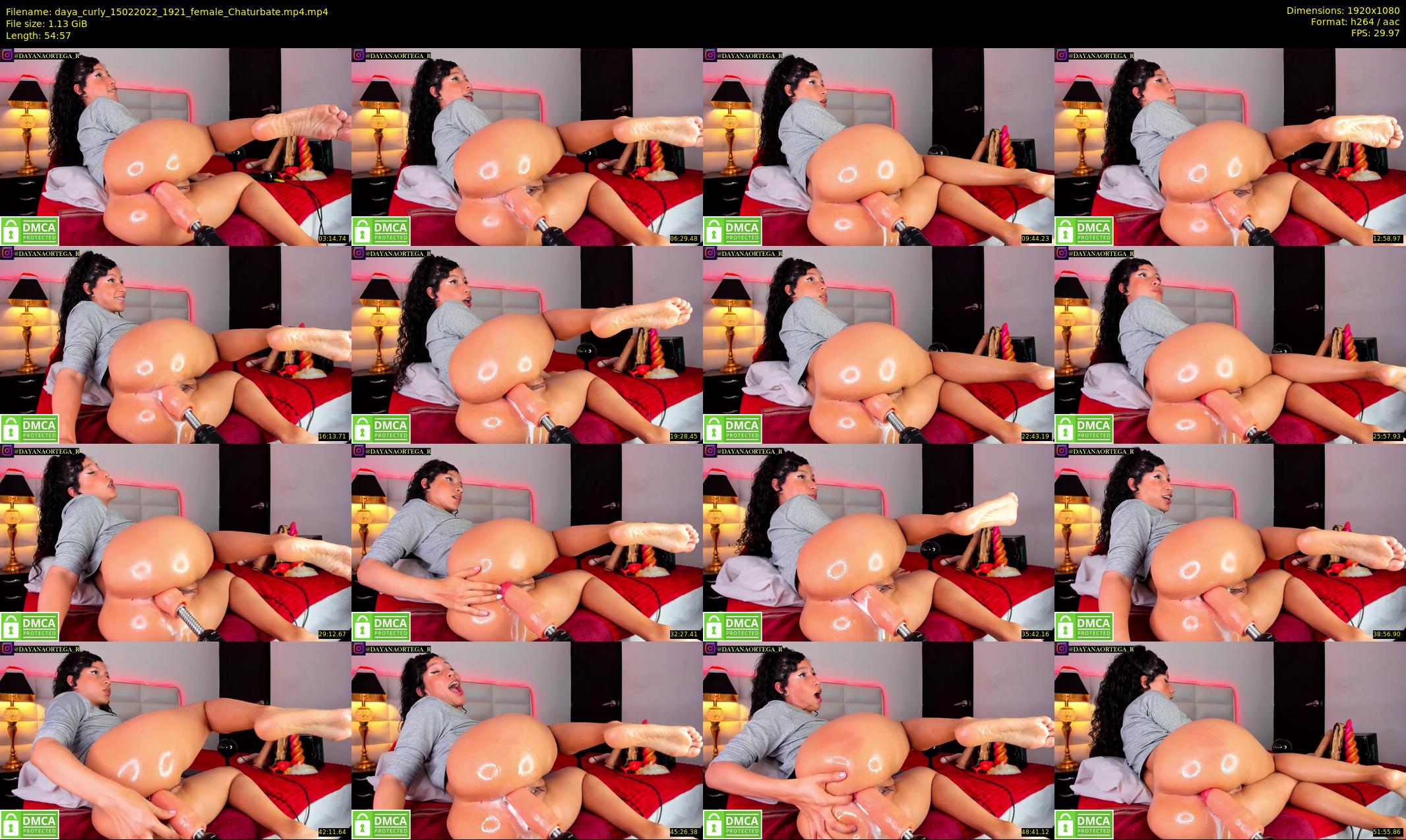 daya_curly — 55 minute Chaturbate female cam show recording, 1080p, Feb 15, 2022