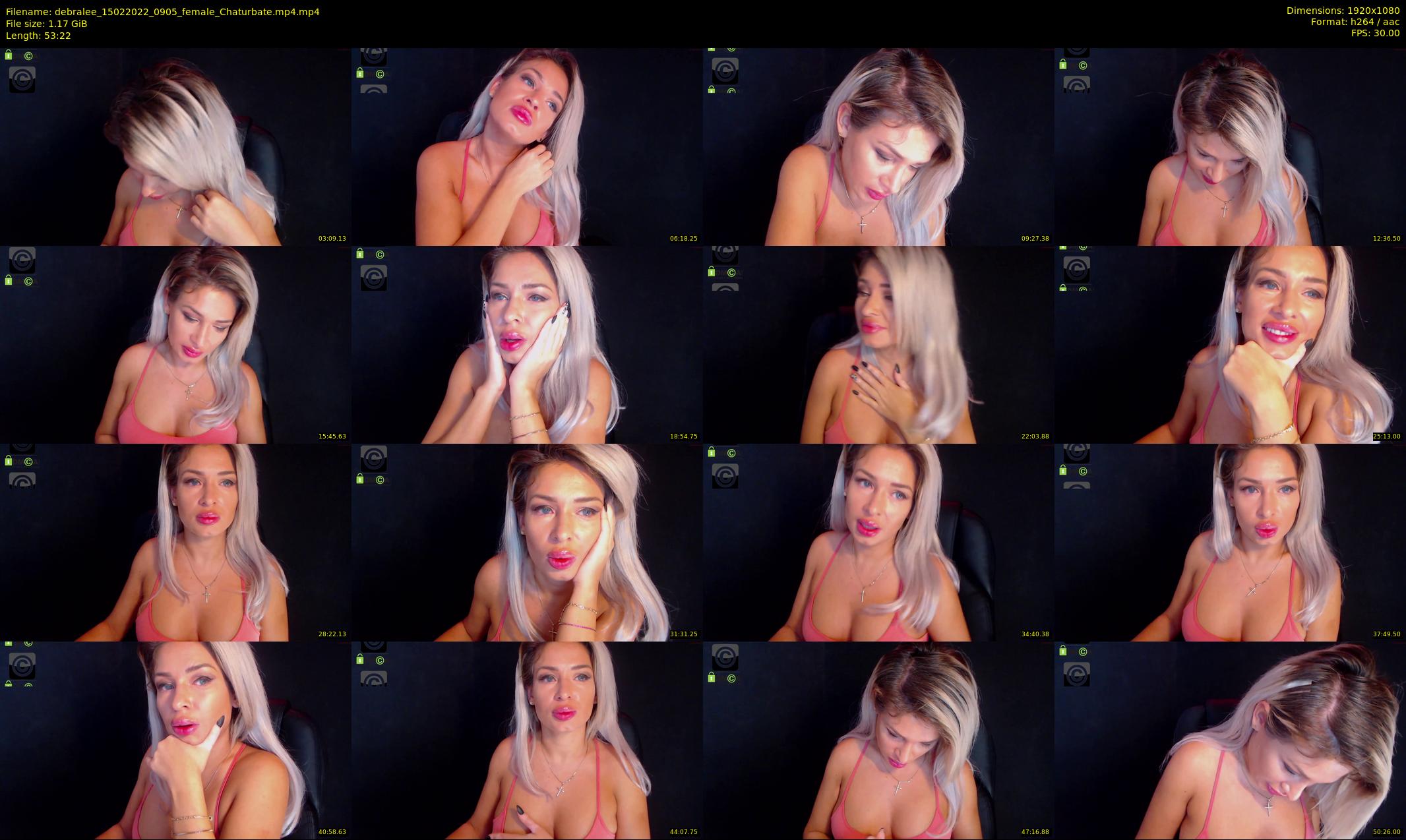 debralee — 54 minute Chaturbate female cam show recording, 1080p, Feb 15, 2022