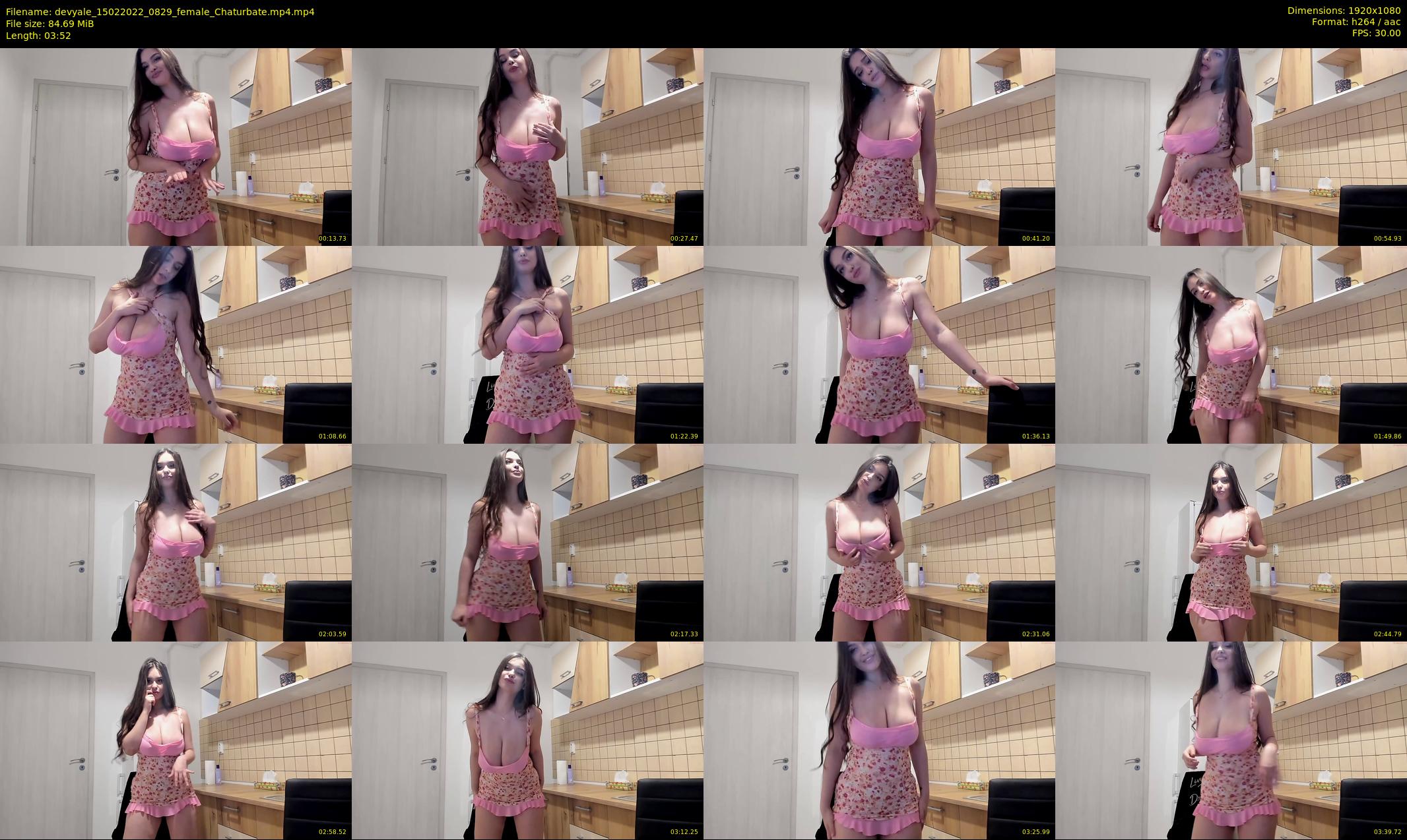 devyale — 4 minute Chaturbate female cam show recording, 1080p, Feb 15, 2022