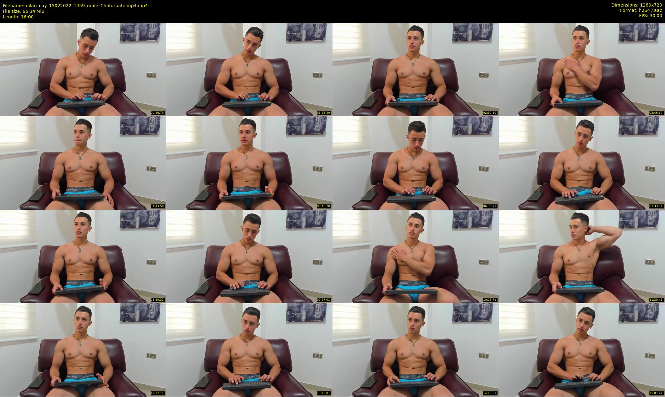 dilan_coy — 16 minute Chaturbate male cam show recording, 720p, Feb 15, 2022